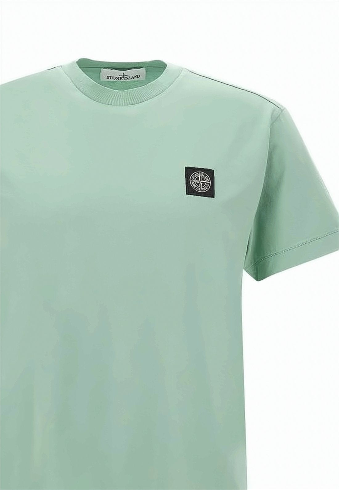 Cotton T-Shirt with Square Patch Logo