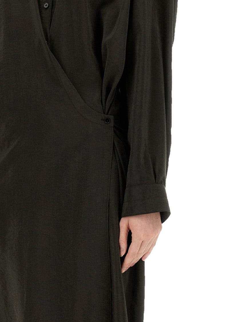 "Straight Collar Twisted" Dress