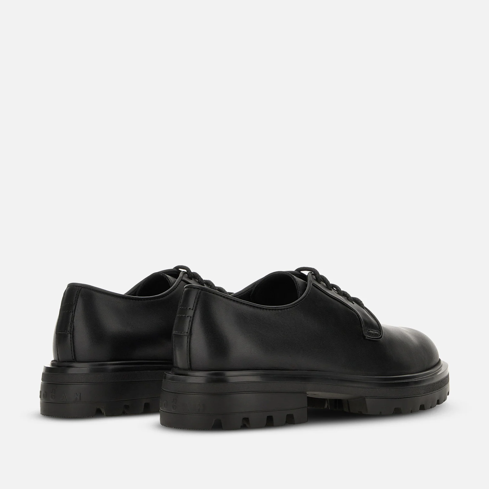 Polished Leather Derby Shoes