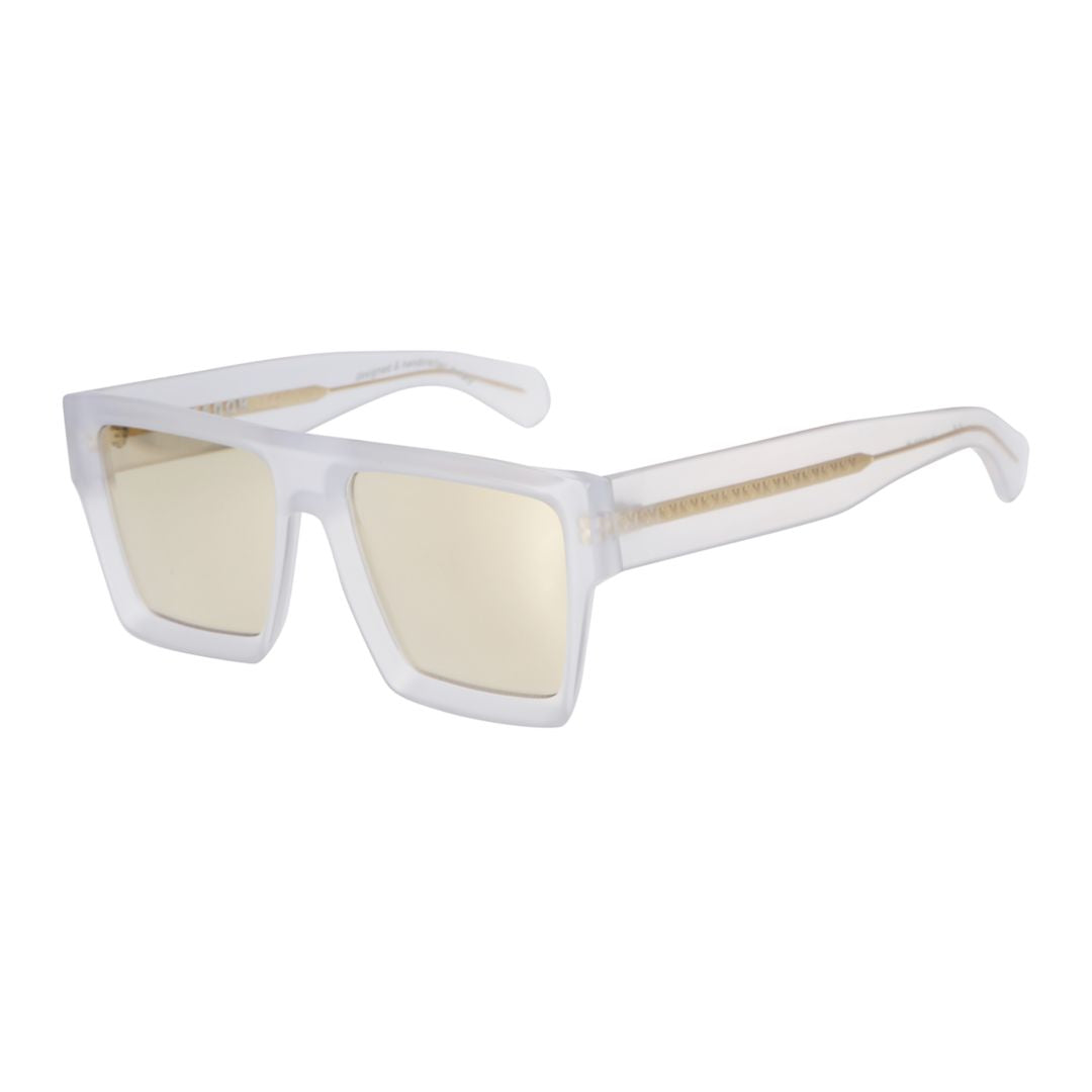 Bandit 1 Oversized Square Sunglasses with Translucent Finish