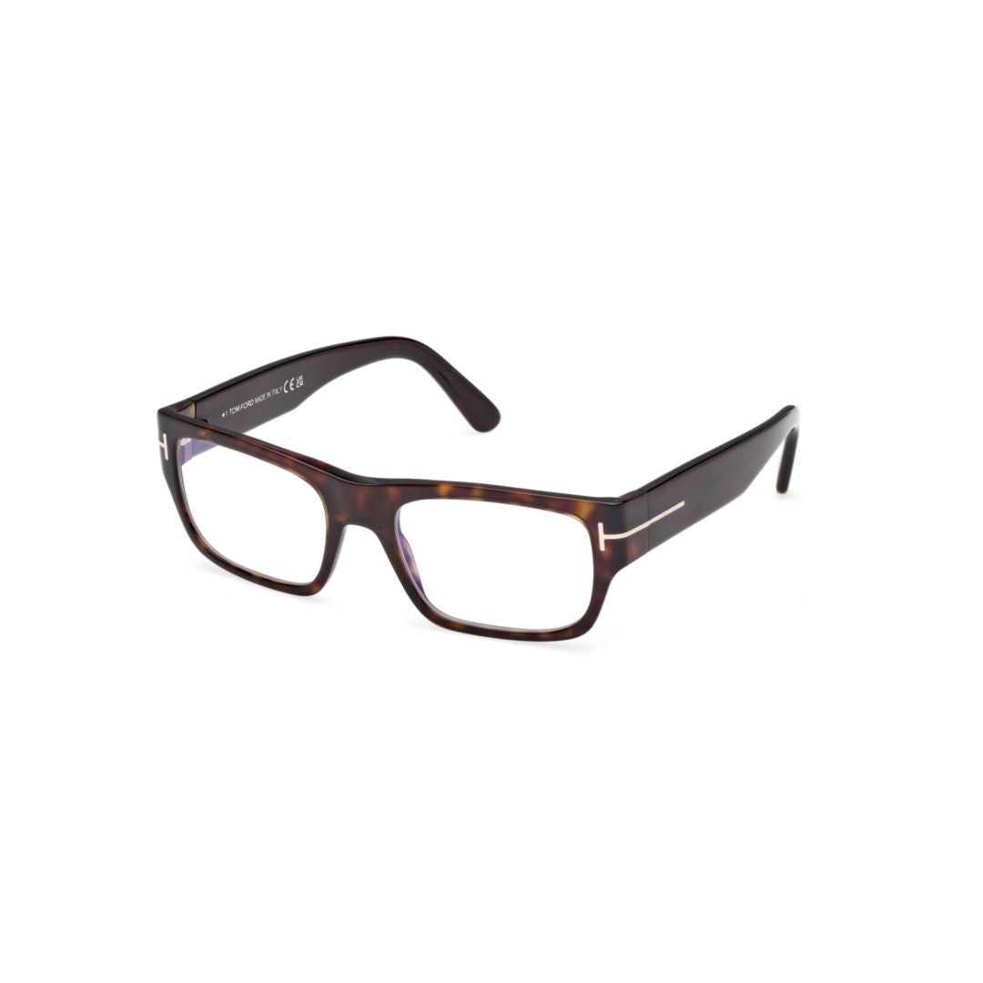Ft6034-B Rectangular Tortoiseshell Acetate Eyeglasses