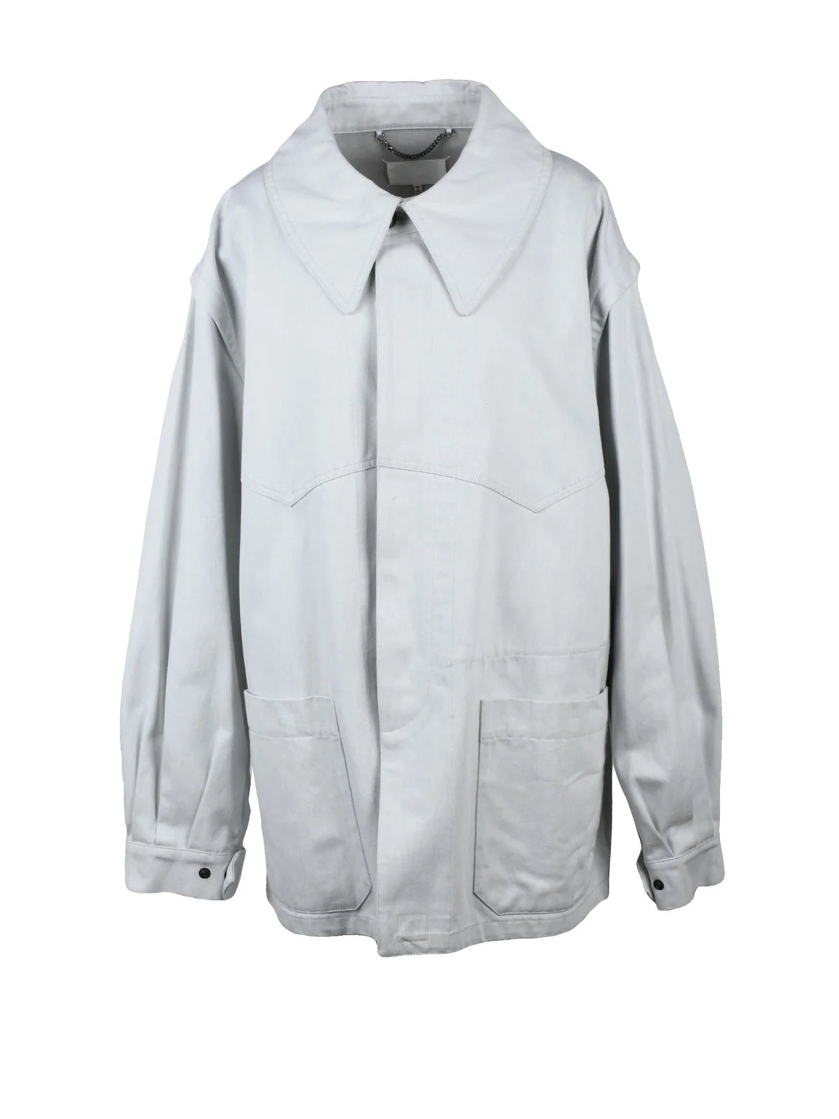 Denim Overshirt - Beige