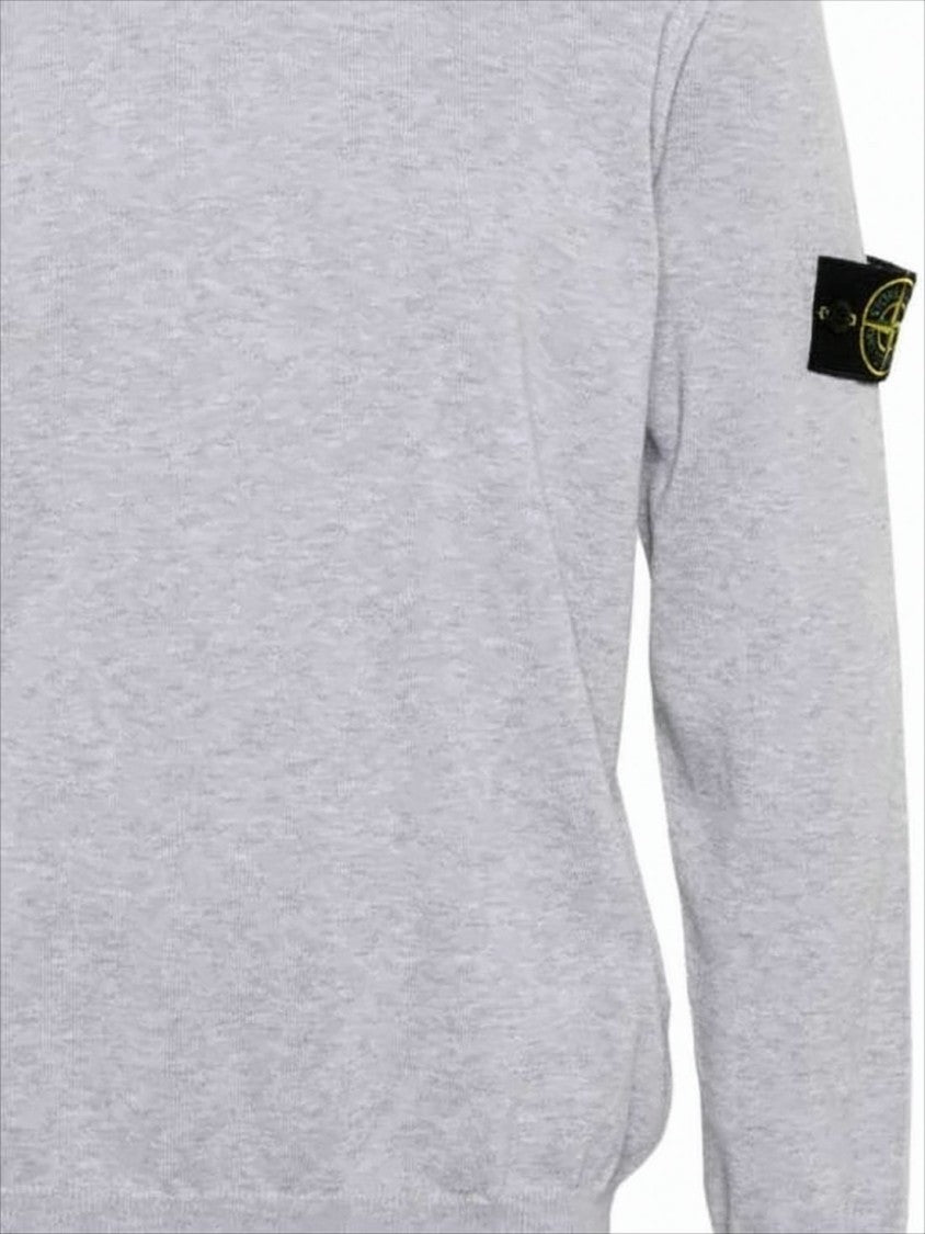 Heathered Grey Crew Neck Sweater