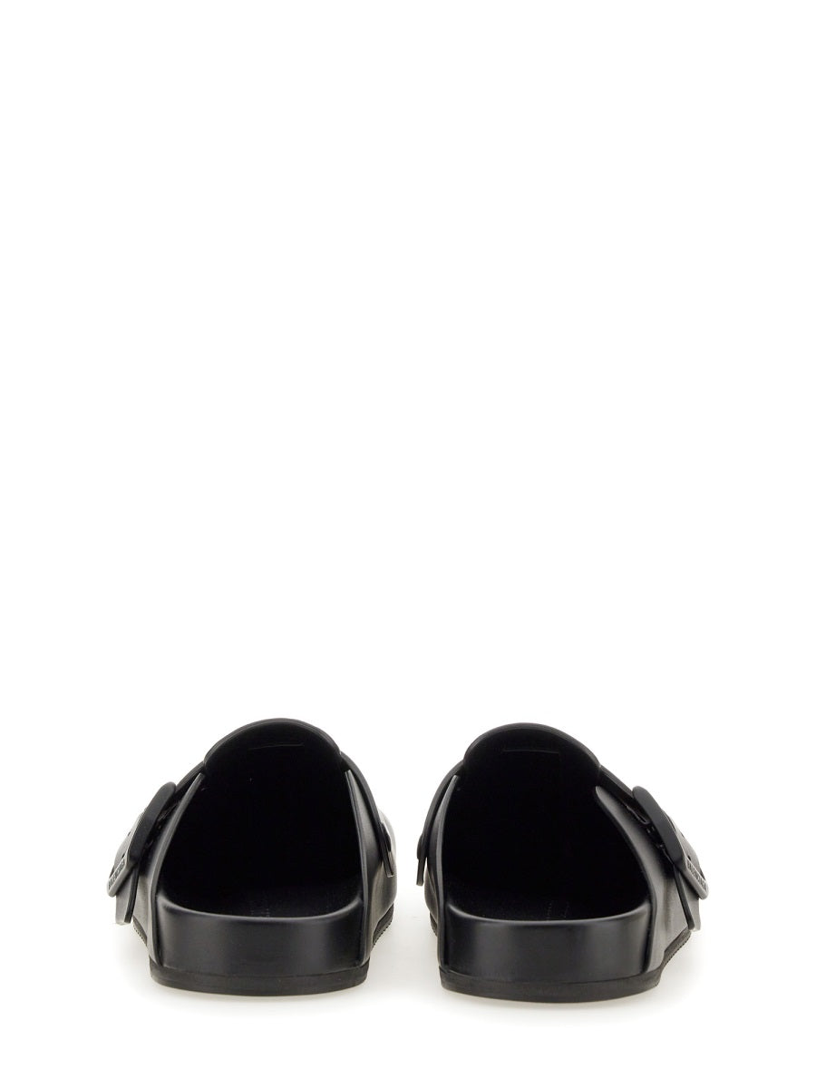 Brown Bovine Leather Flats with Refined Silhouette