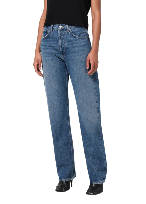 Kelly High-Rise Straight-Leg Jeans