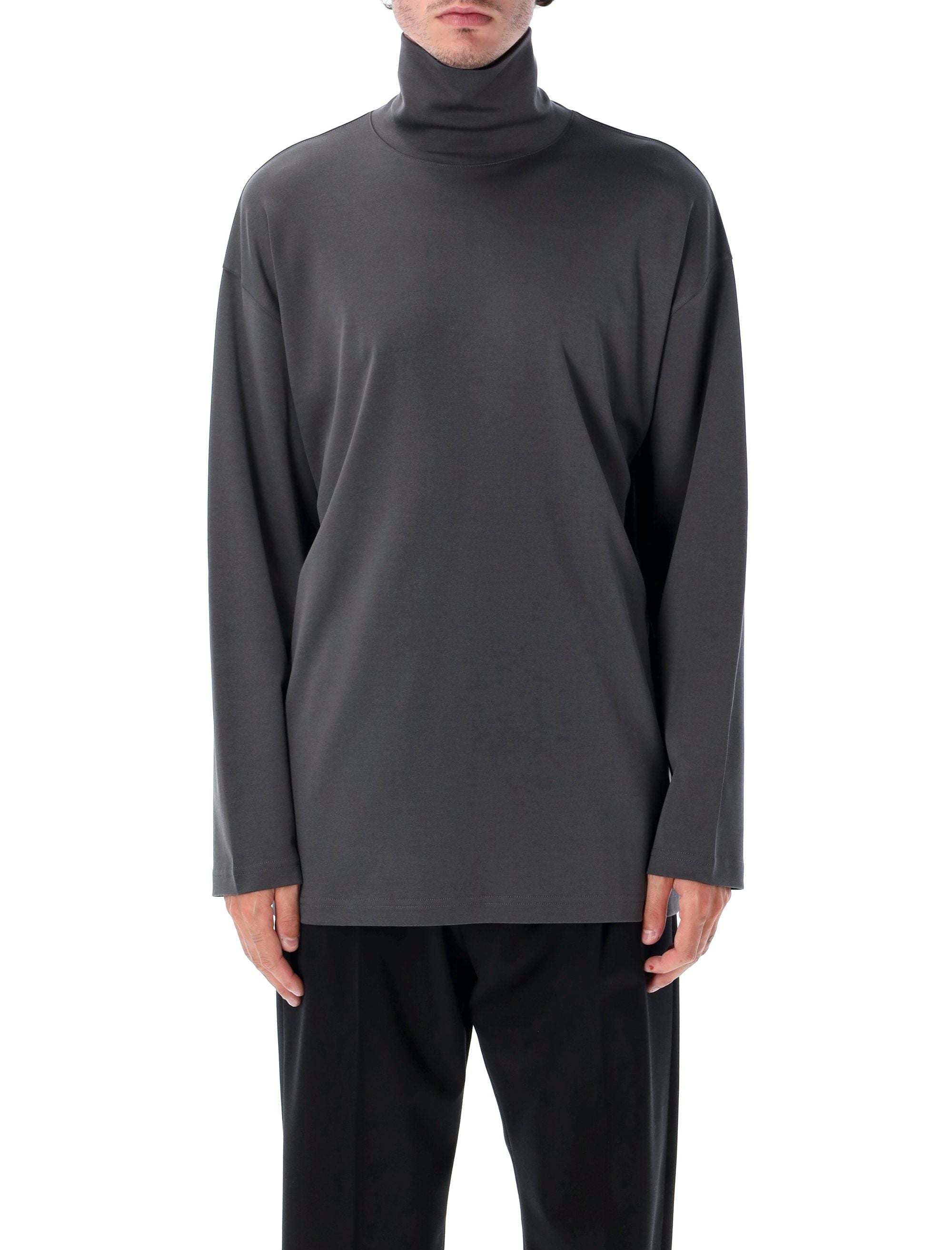 Relaxed Mock Neck T-Shirt