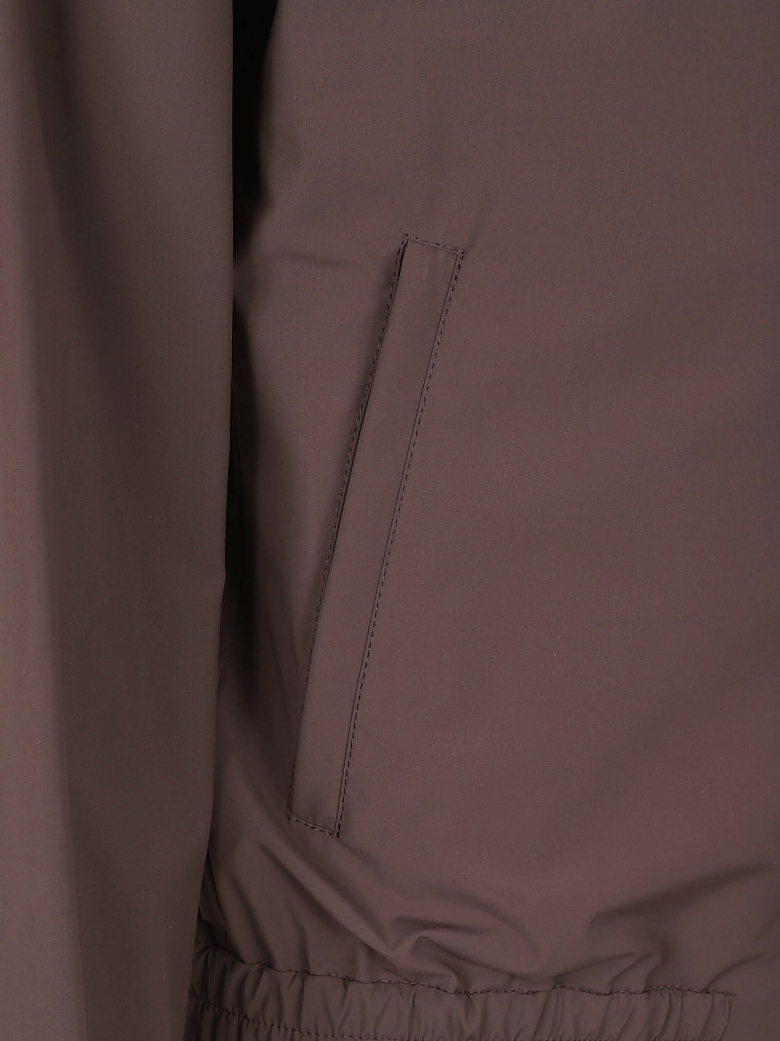 High Collar Brown Jacket