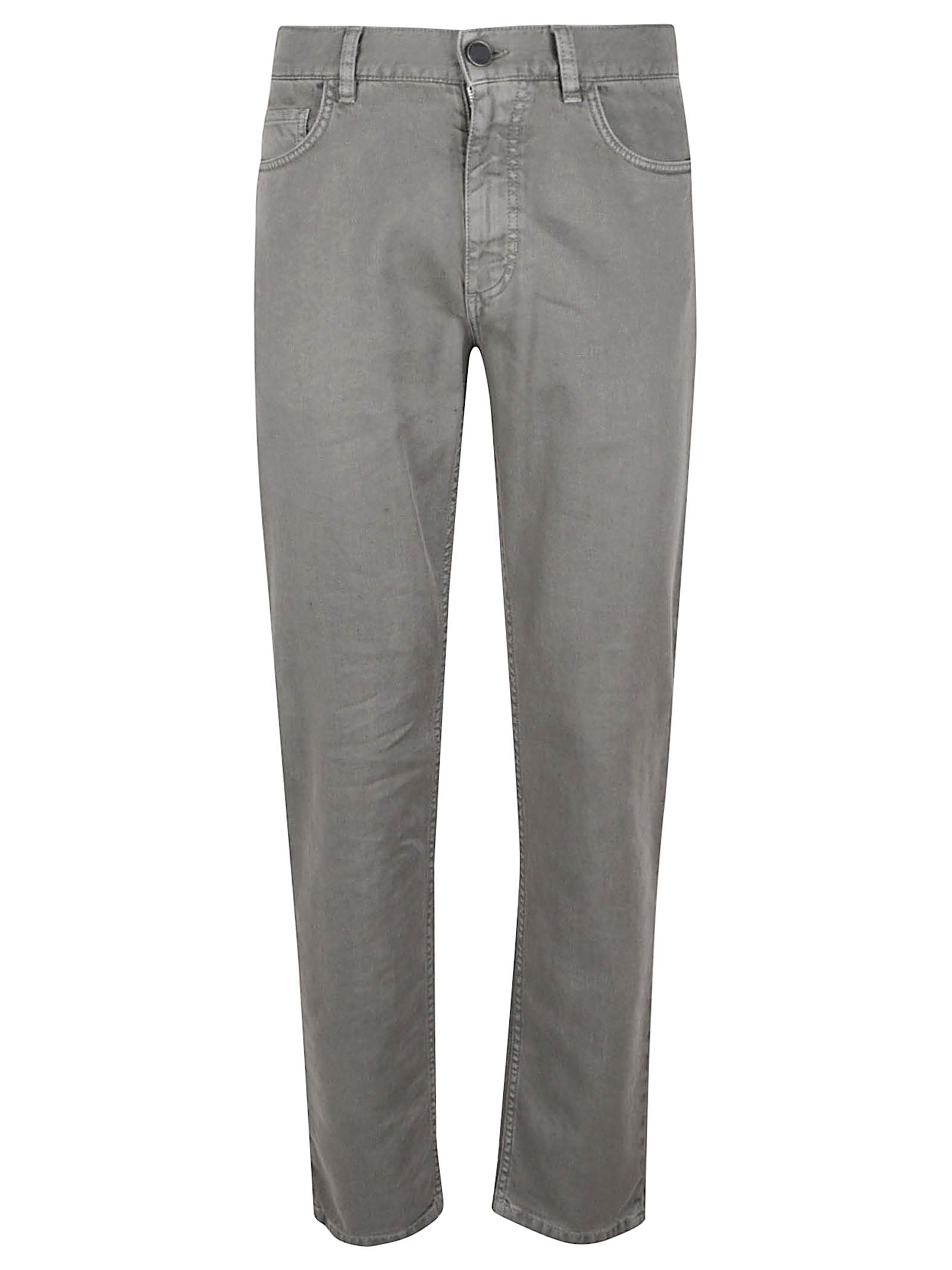Straight-Leg Jeans with Classic Five-Pocket Design