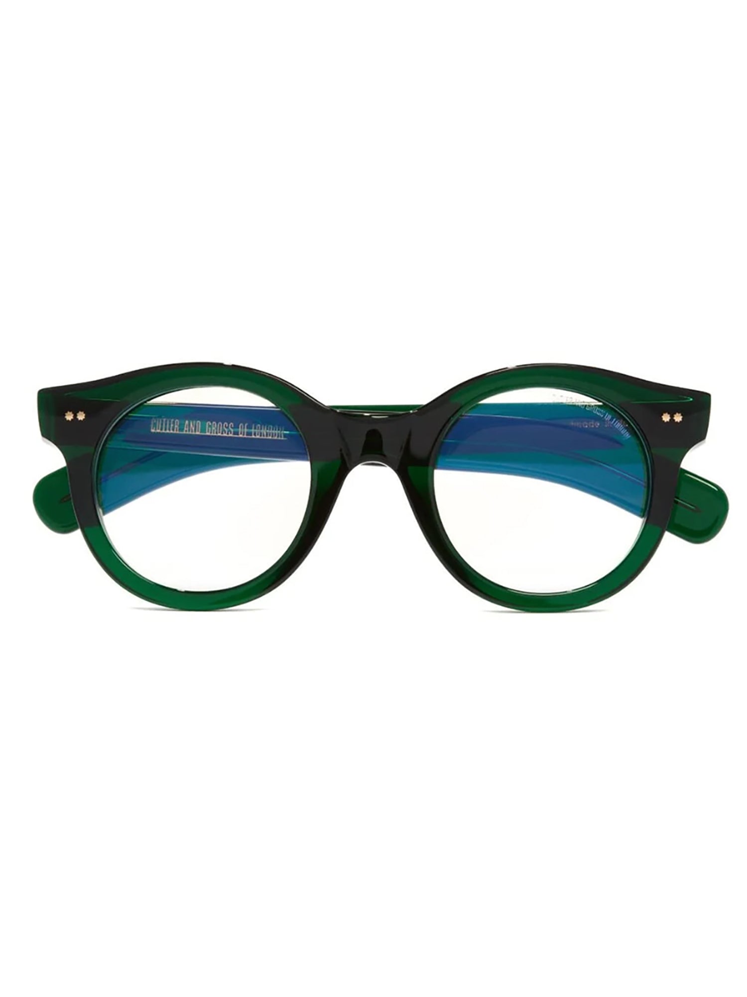 Oversized Cat-Eye Acetate Eyeglasses With Metal Accents