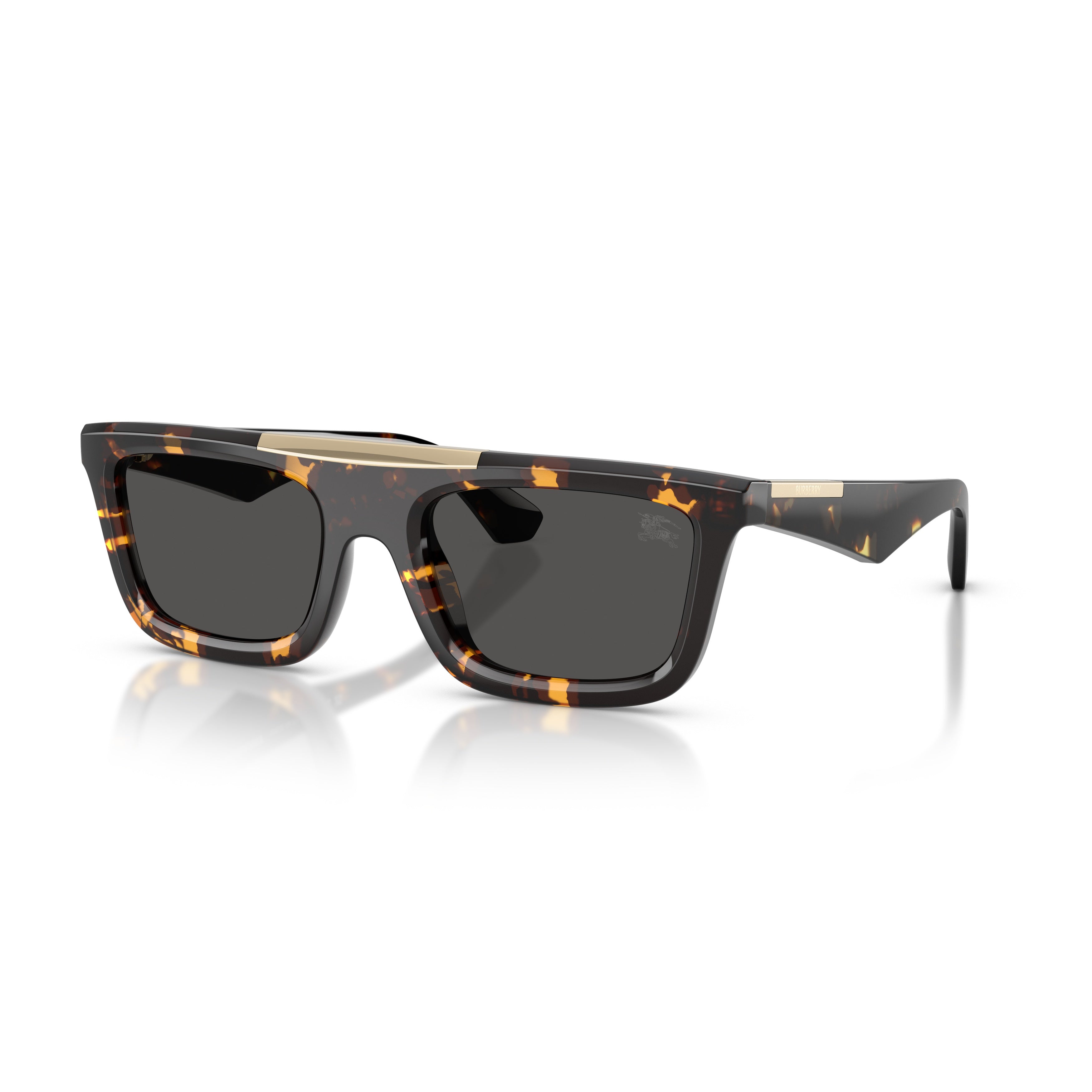 0be4451u Rectangular Tortoiseshell Sunglasses