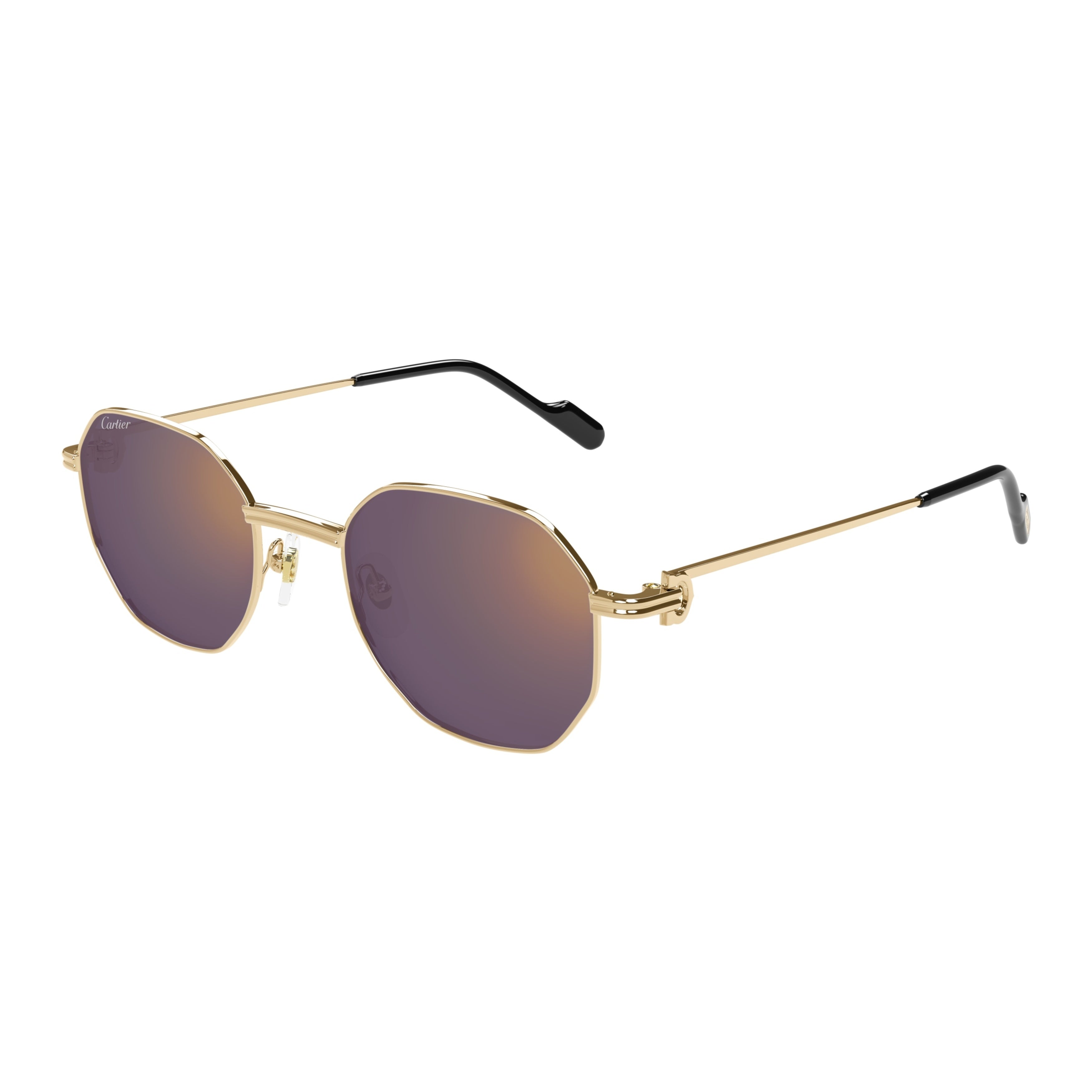 Ct0500s Geometric Octagonal Metal Sunglasses