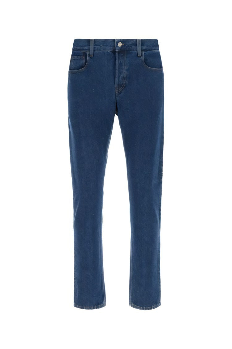 Straight-Leg Denim Pants