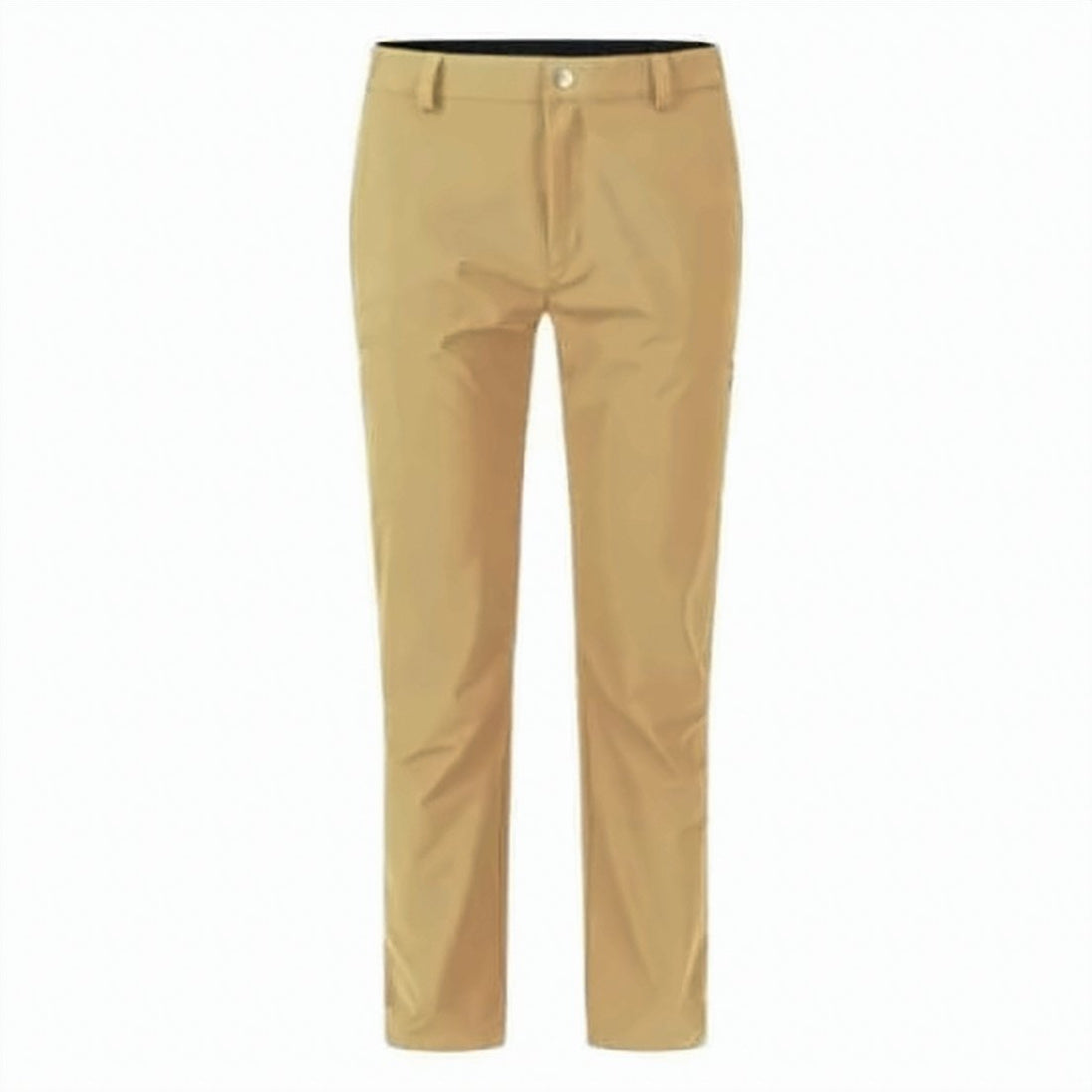 Minimalist Brown Straight-Fit Pants with Tailored Silhouette