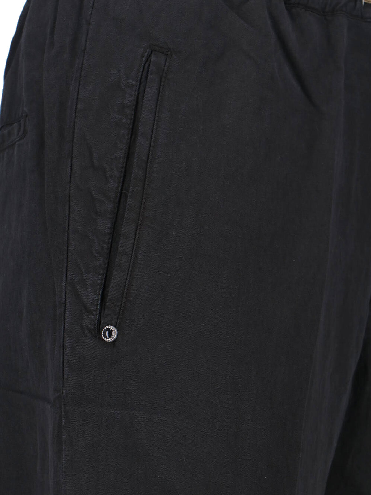 Mid-Rise Straight-Leg Pants with Adjustable Waist