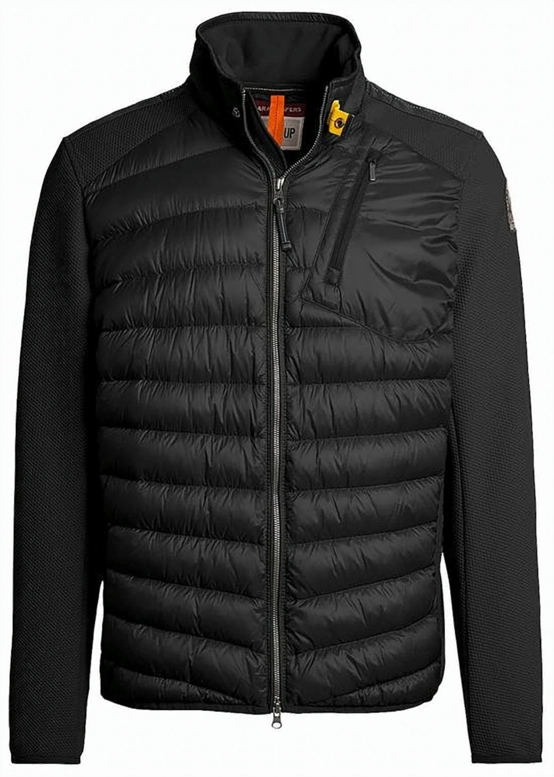 Quilted Padded Black Jacket