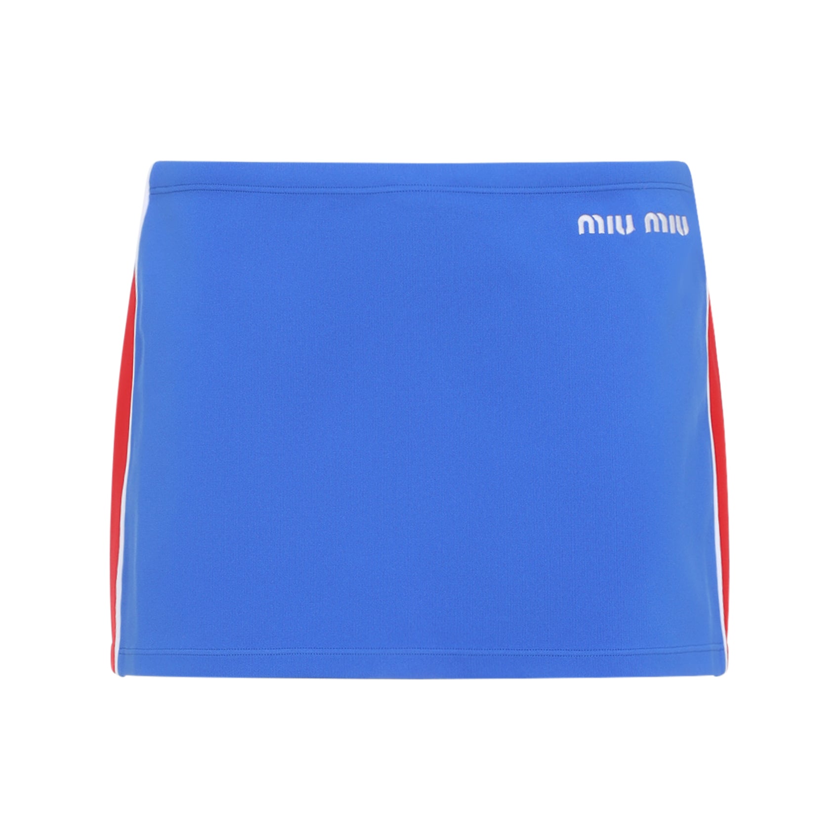 Sporty Mini Skirt with Bold Side Stripes