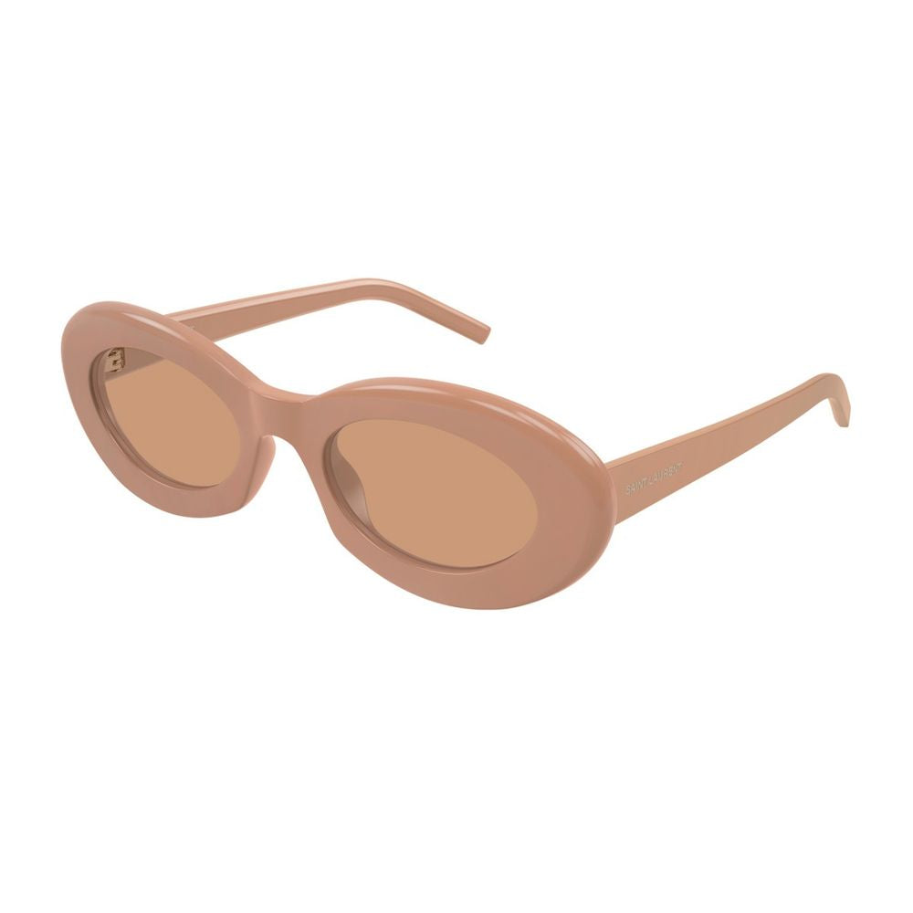 Sl 594 Linea Sl Logo Oval Frame Acetate Sunglasses