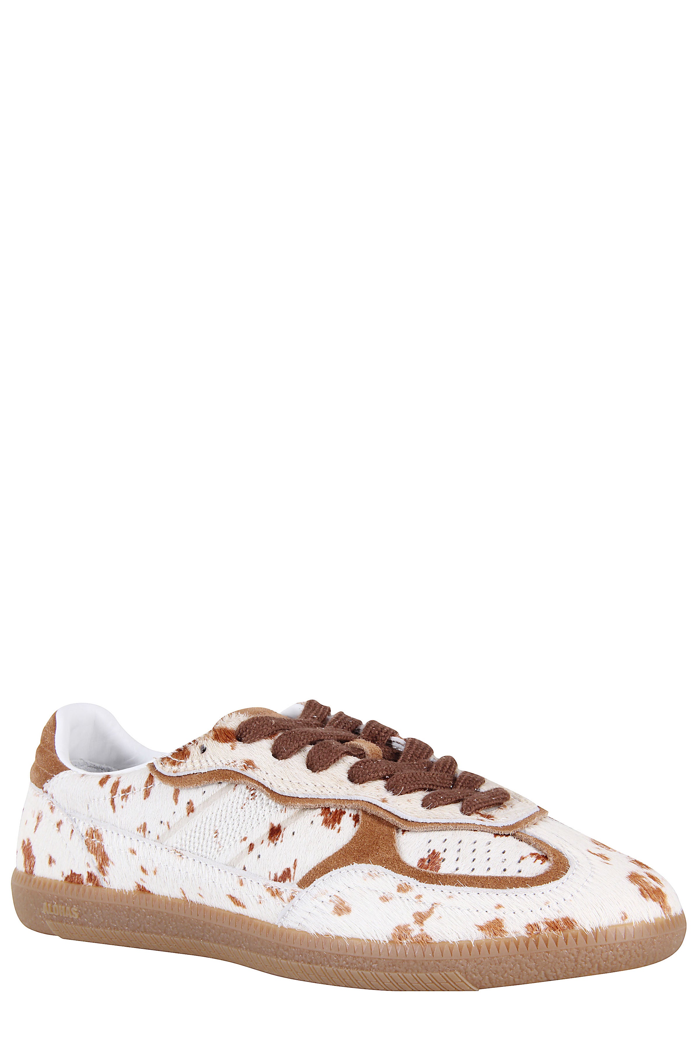 Pony Hair Sneakers With Pointed Almond Toe