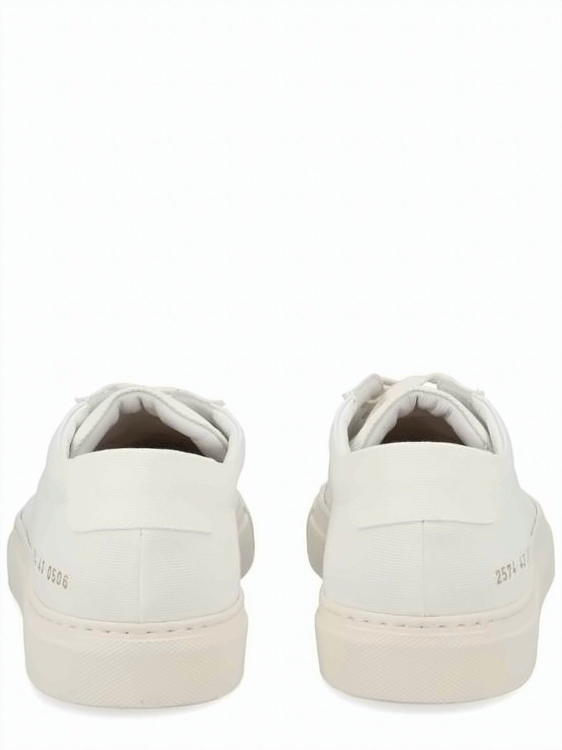 Minimalist Canvas Low-Top Sneakers with Subtle Gold Detailing