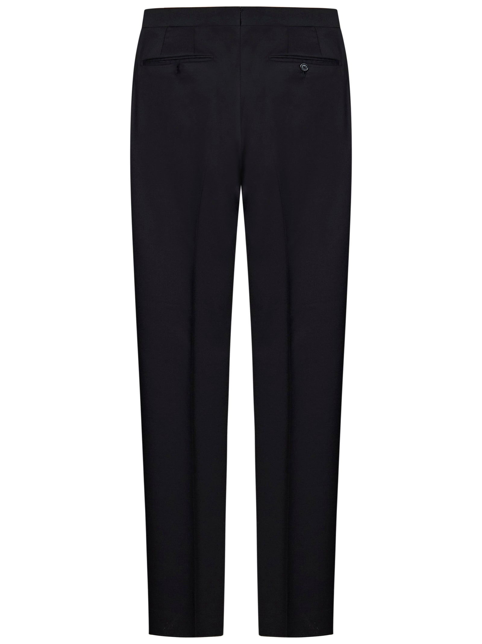 Tailored Trousers In Black Virgin Wool