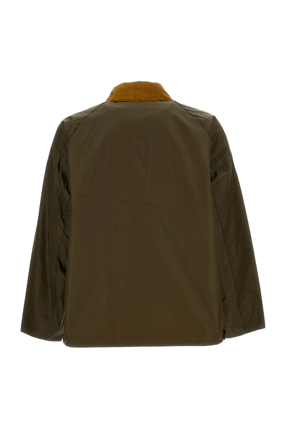 Waxed Cotton Bedale Jacket with Corduroy Collar