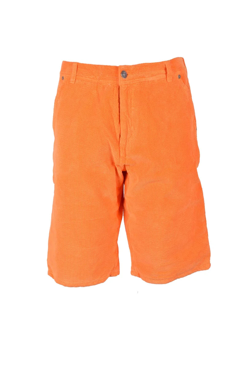 Cotton Stretch Shorts - Orange