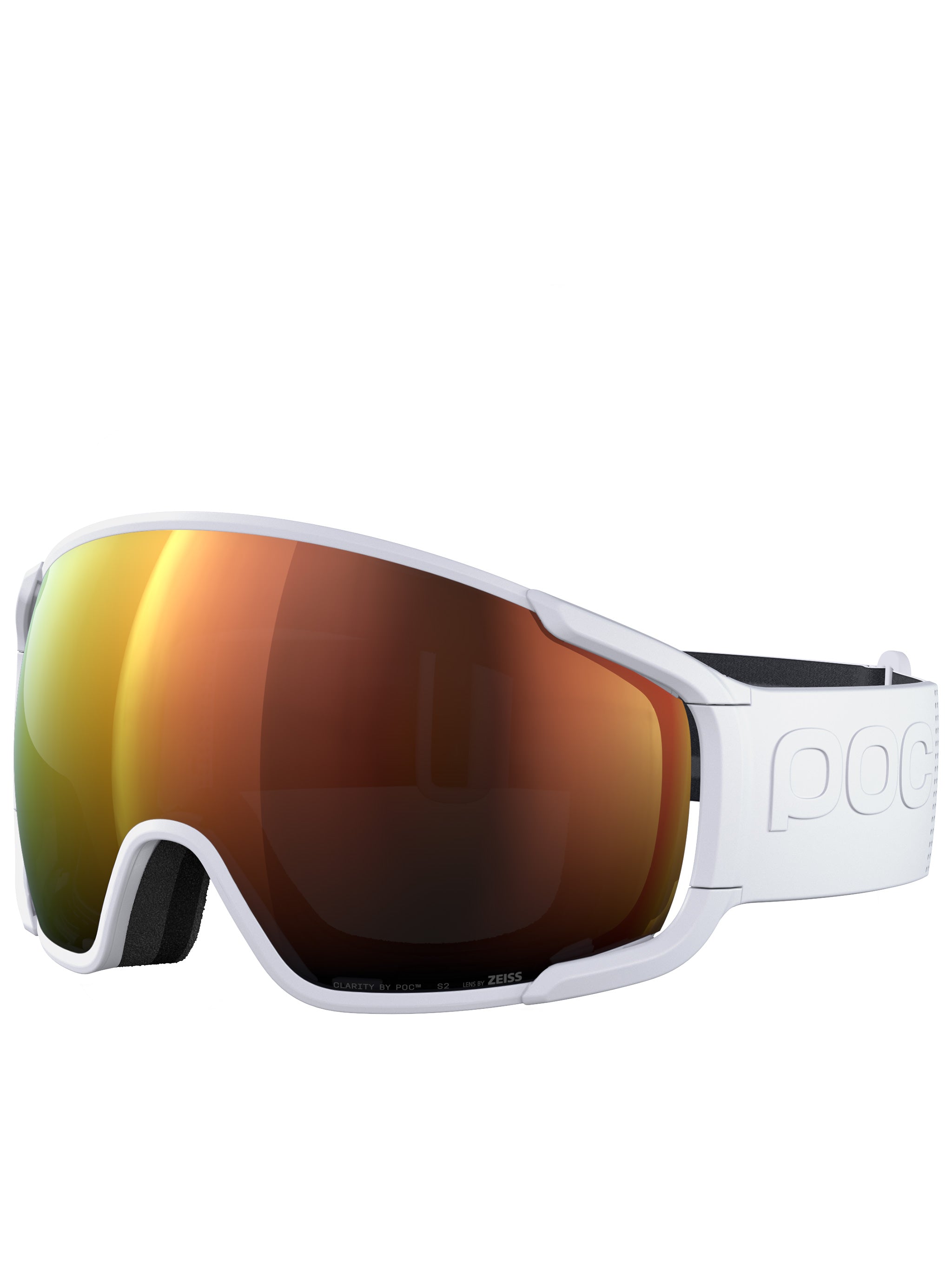 White Zonula Reflective Gradient Ski Goggle
