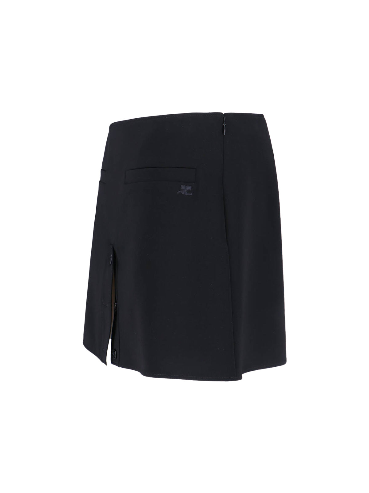 Logo Mini Skirt – Black