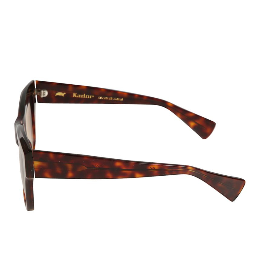 Charm Oversized Tortoiseshell Sunglasses with Gradient Lenses