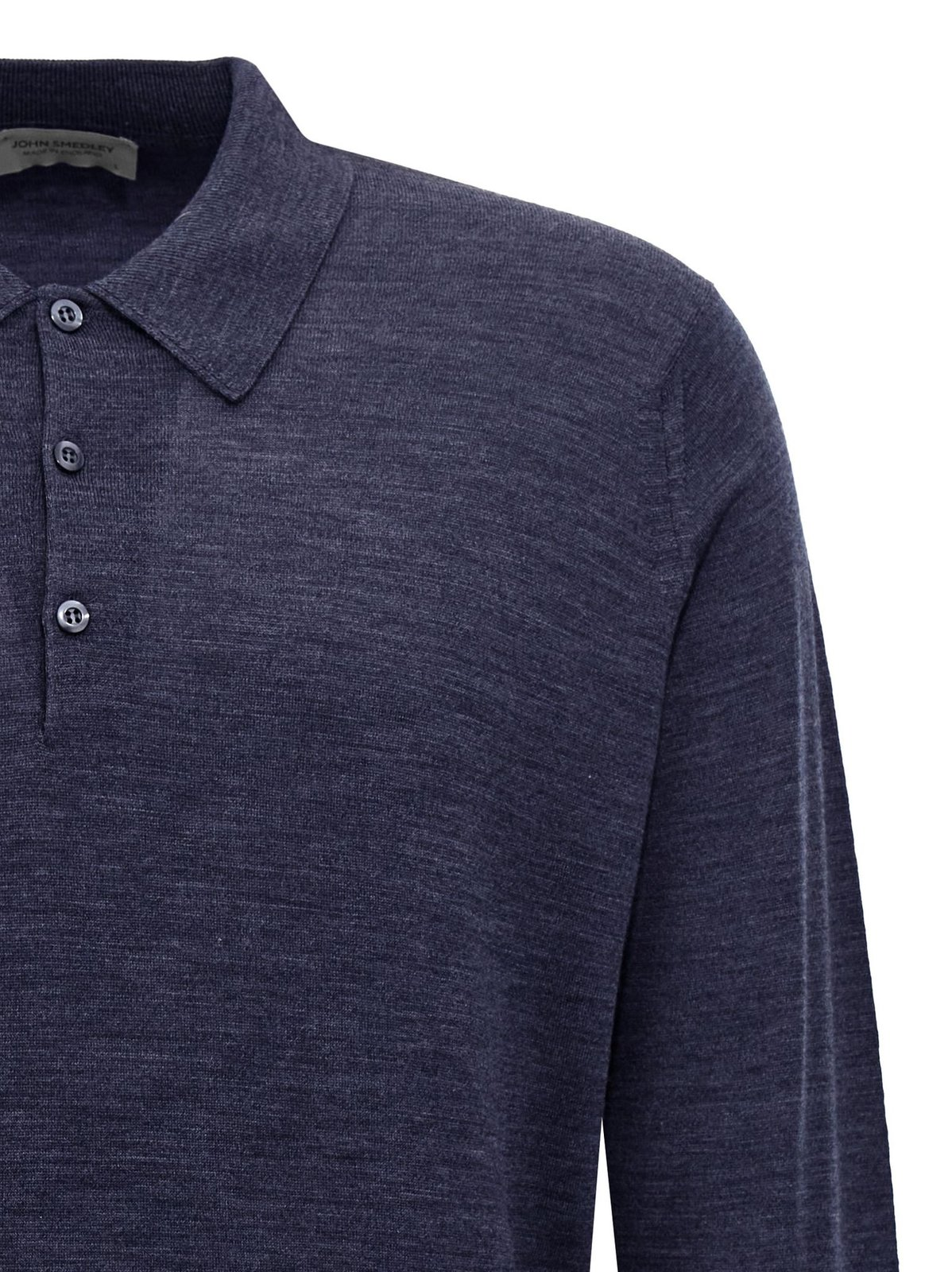 Long-Sleeve Polo Shirt With Classic Collar And Fitted Silhouette