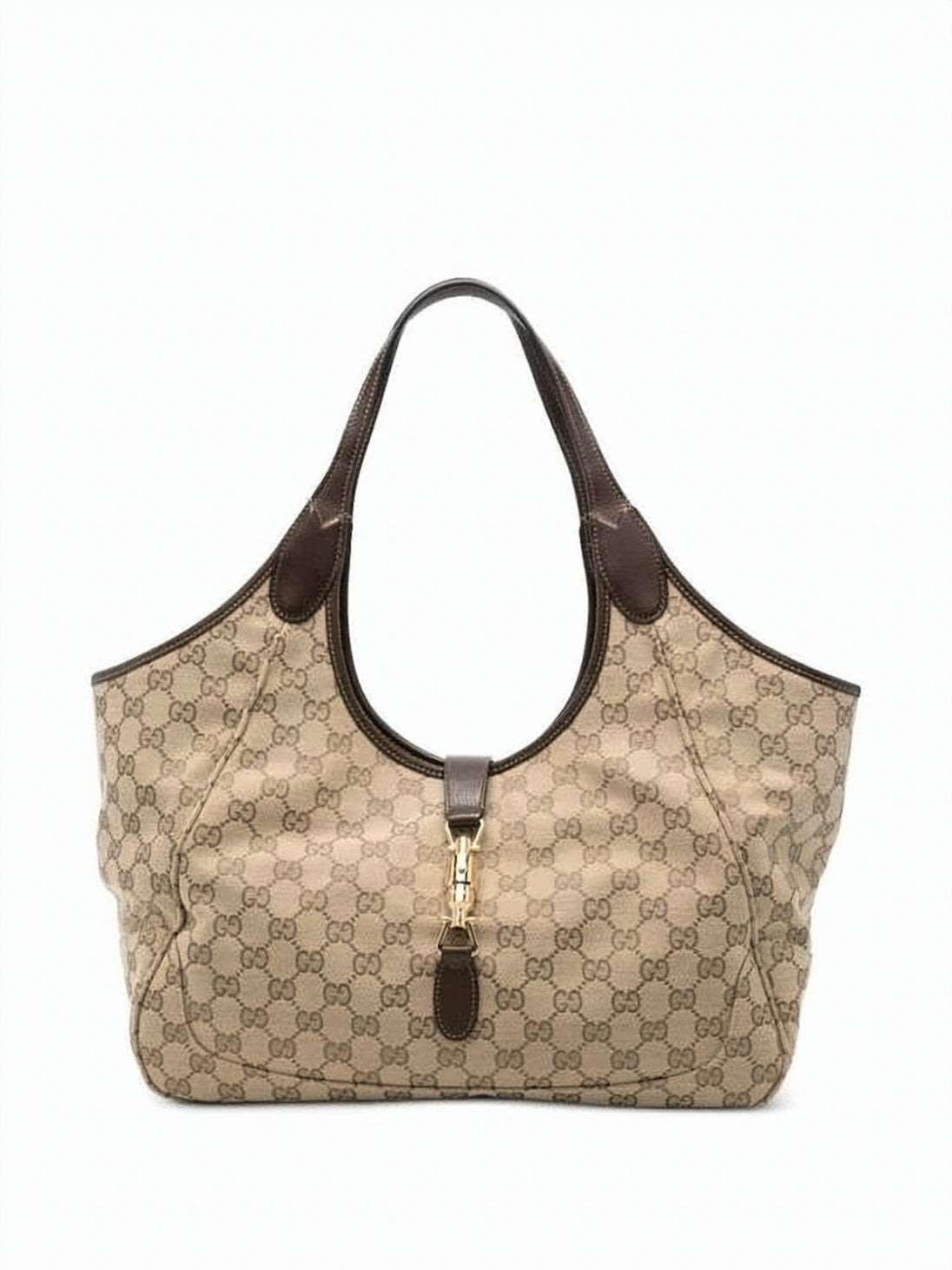 Medium GG Canvas Tote Bag with Signature Monogram Pattern