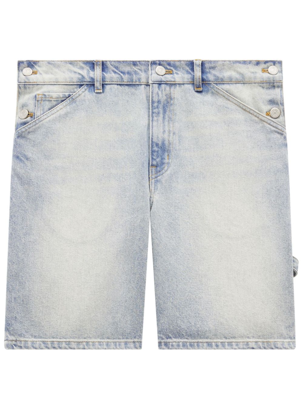 Stonewashed Blue Denim Shorts