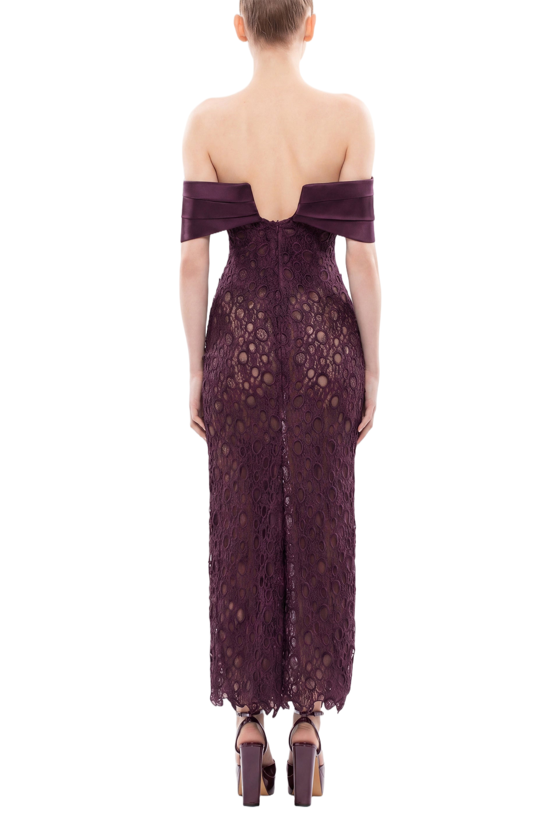 Midi Guipure Dress