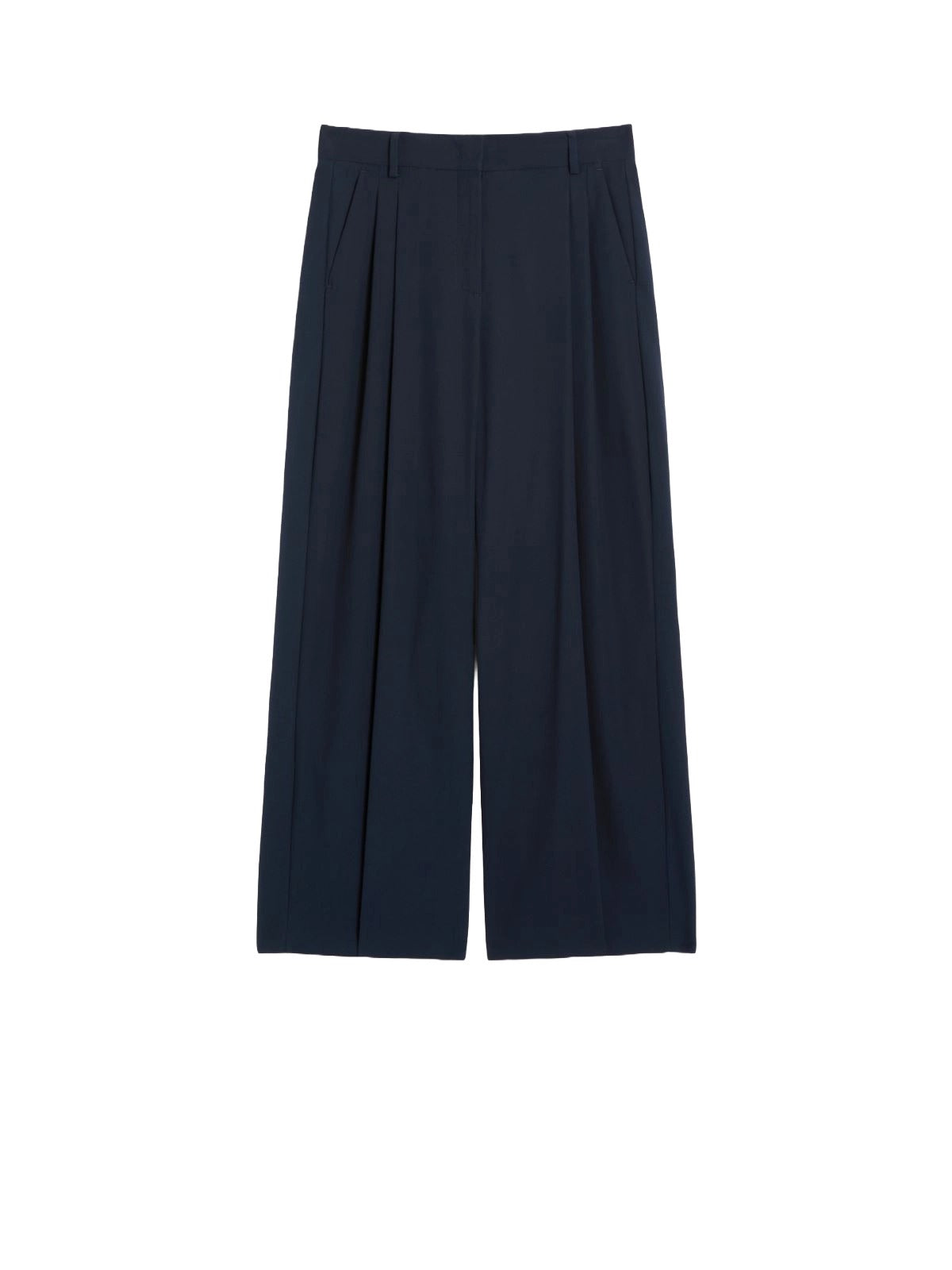 Wide-Leg Trousers With High Waist
