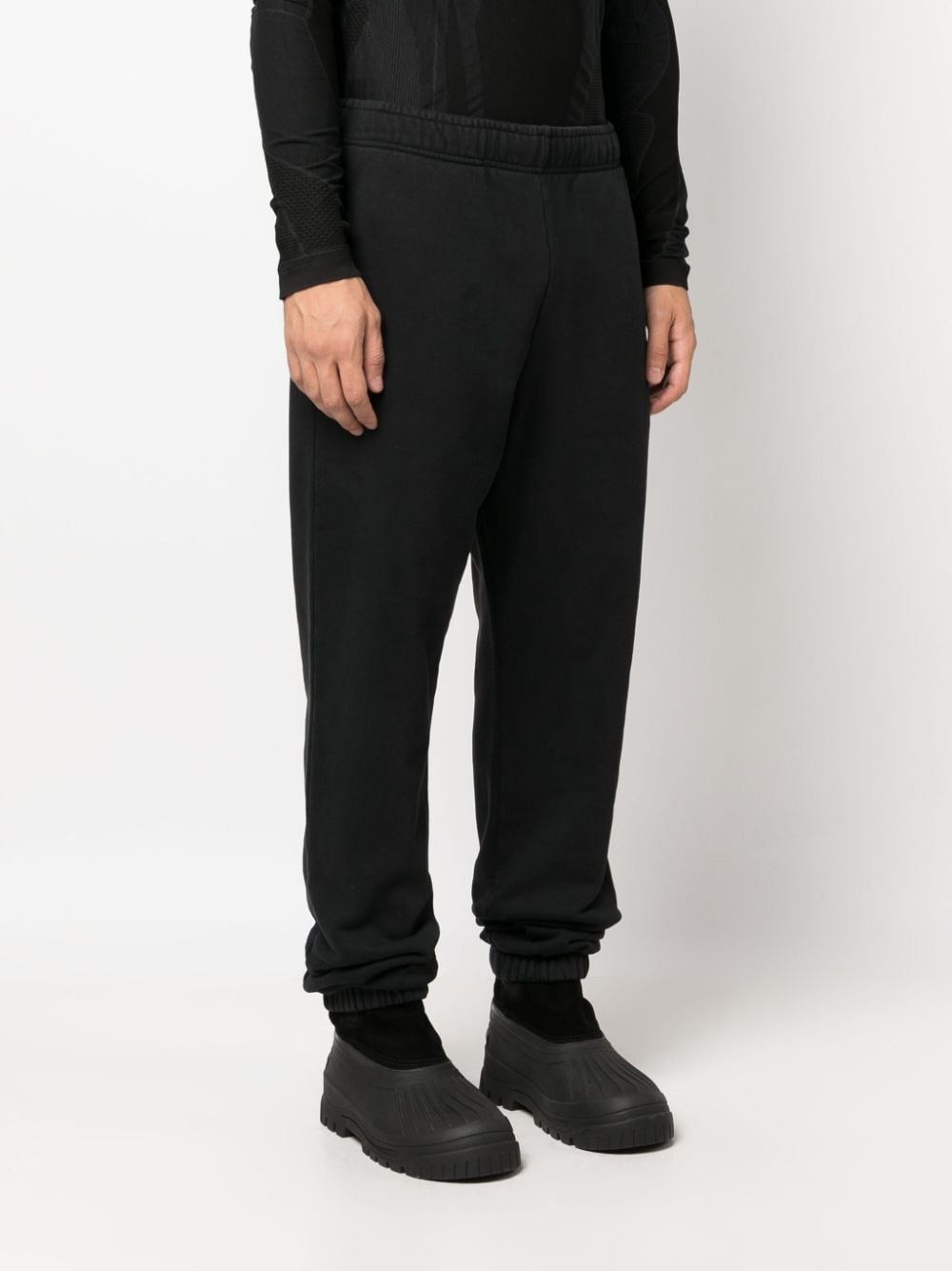 Black Regular Sweat Pants Cotton Pants