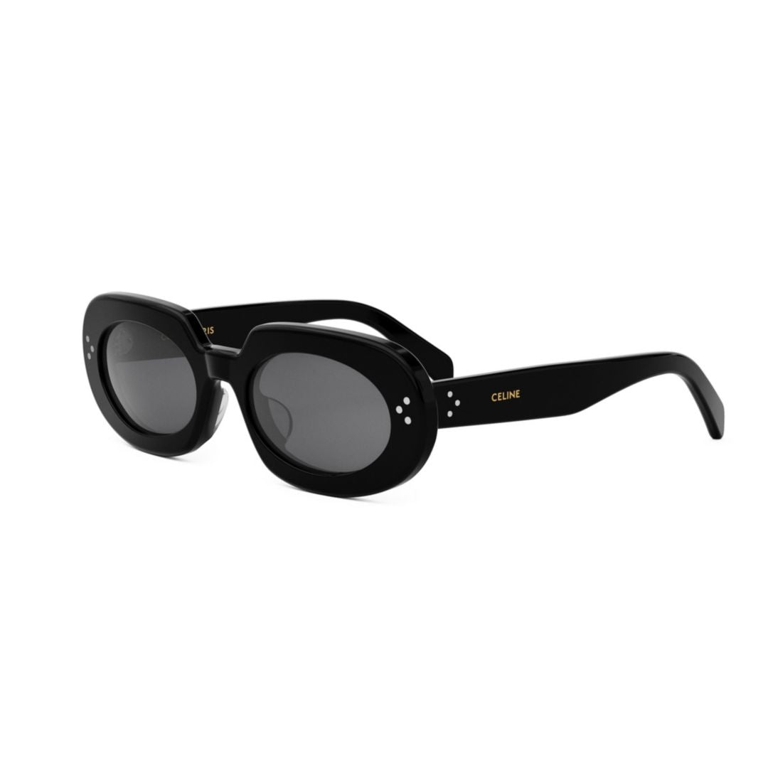 Cl40276u Bold Oversized Oval Frame Sunglasses