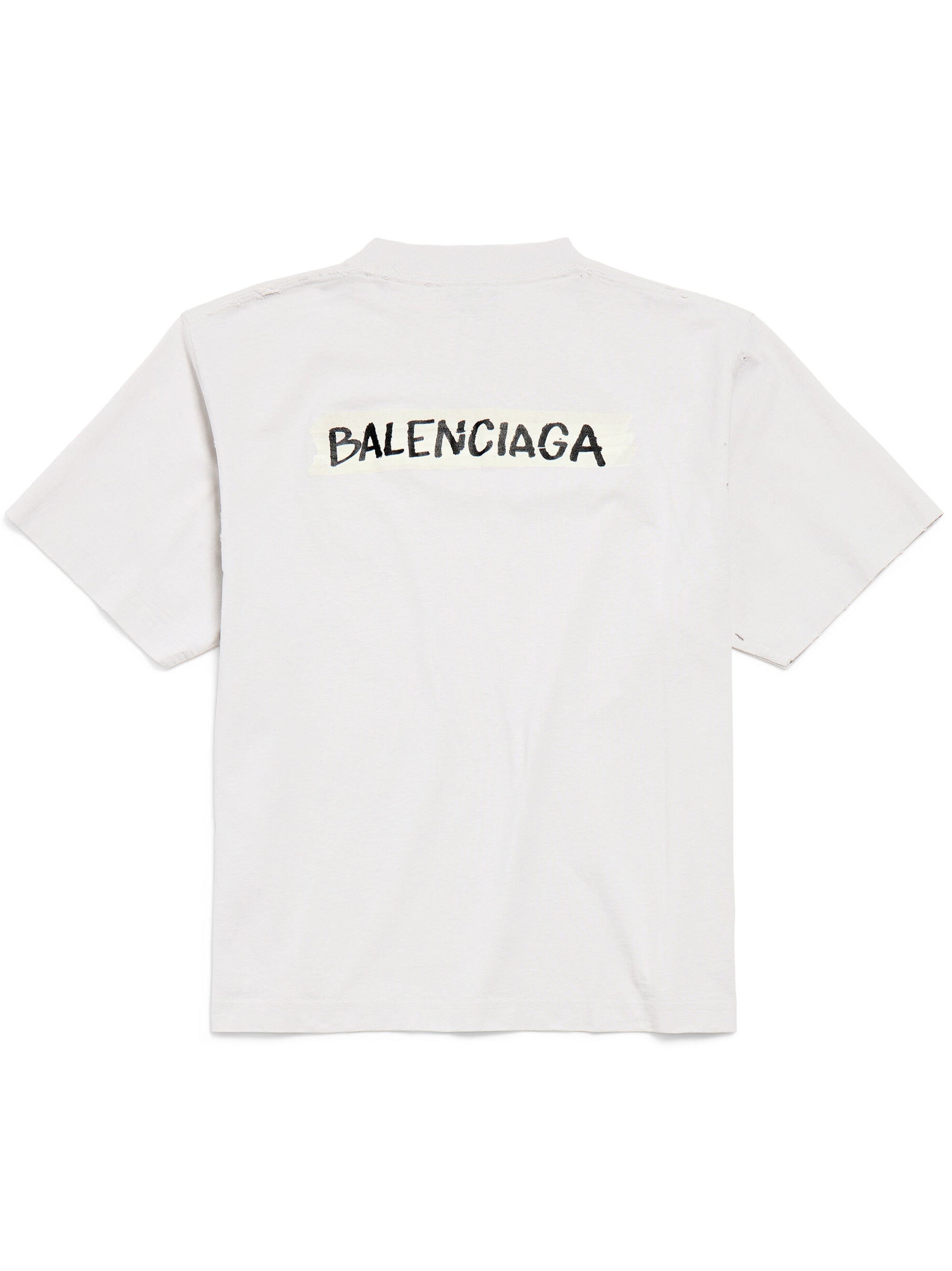 White Medium Fit Crew Neck T-Shirt