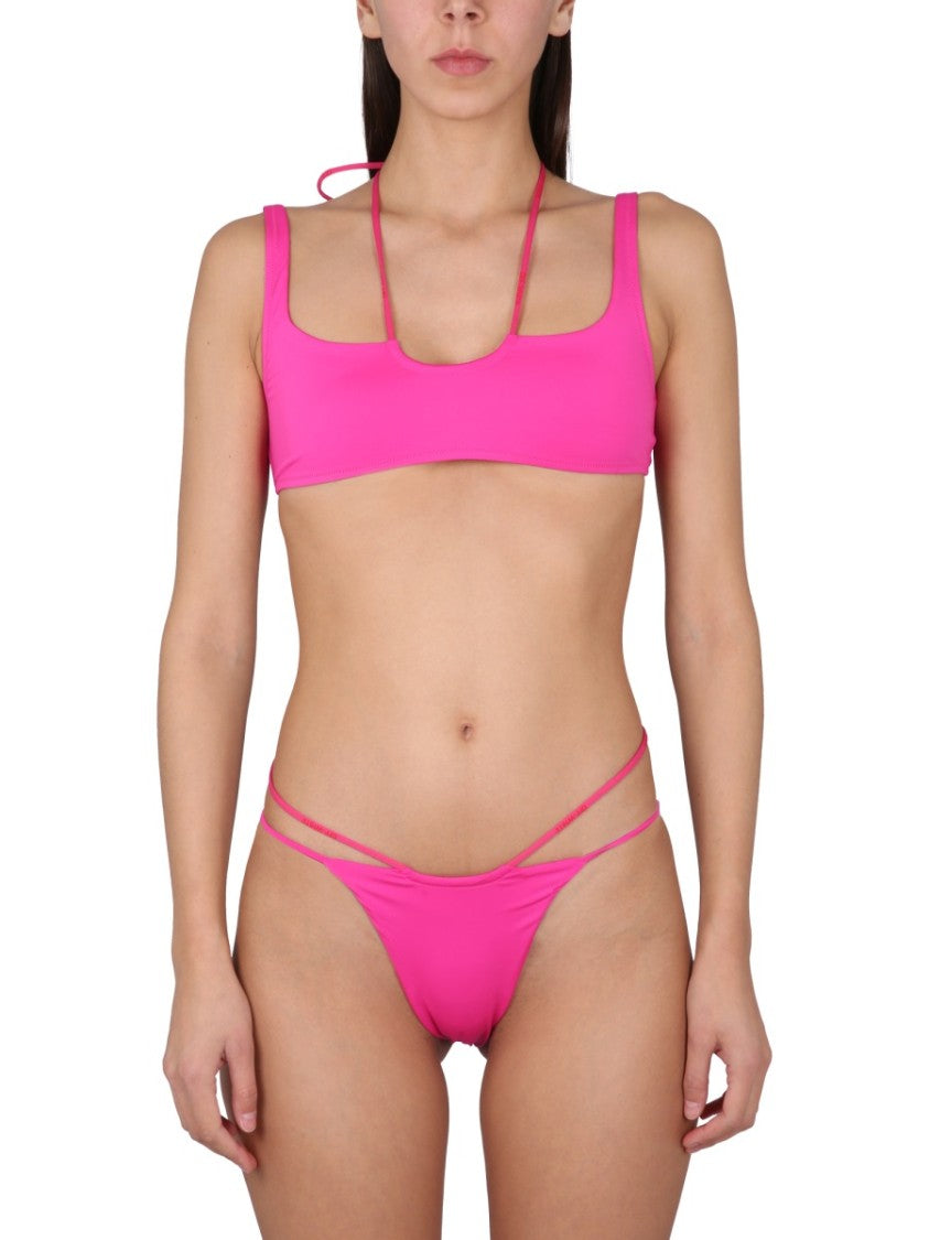 Lace-Up Beachwear Bikini
