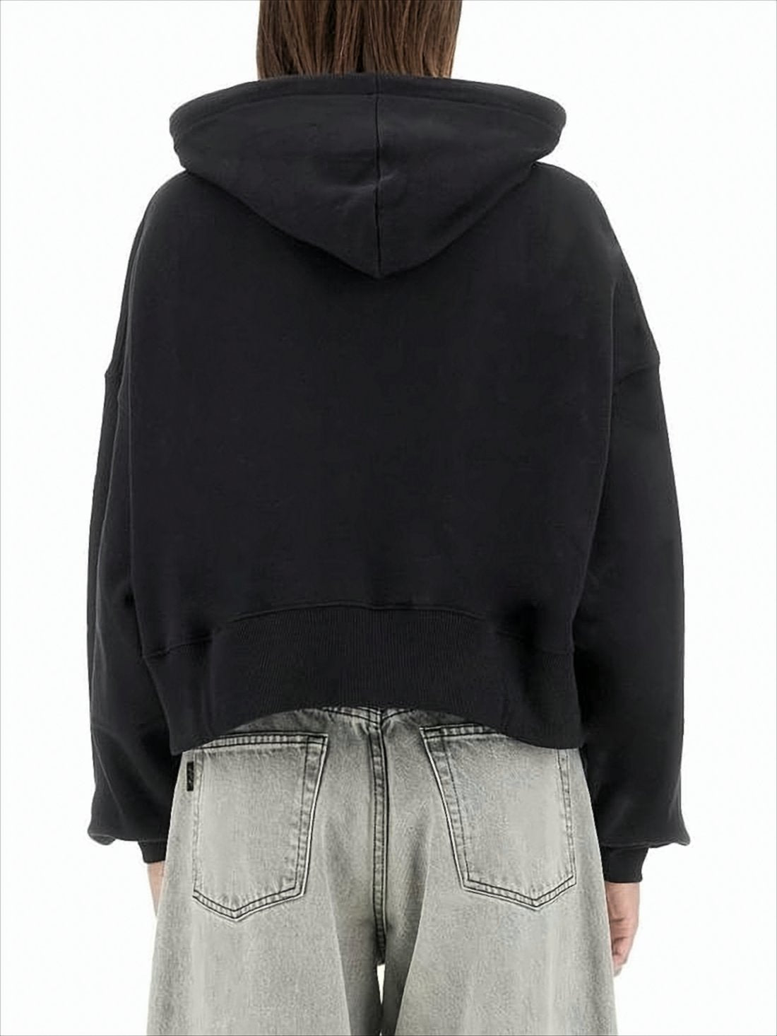Cropped Black Hoodie