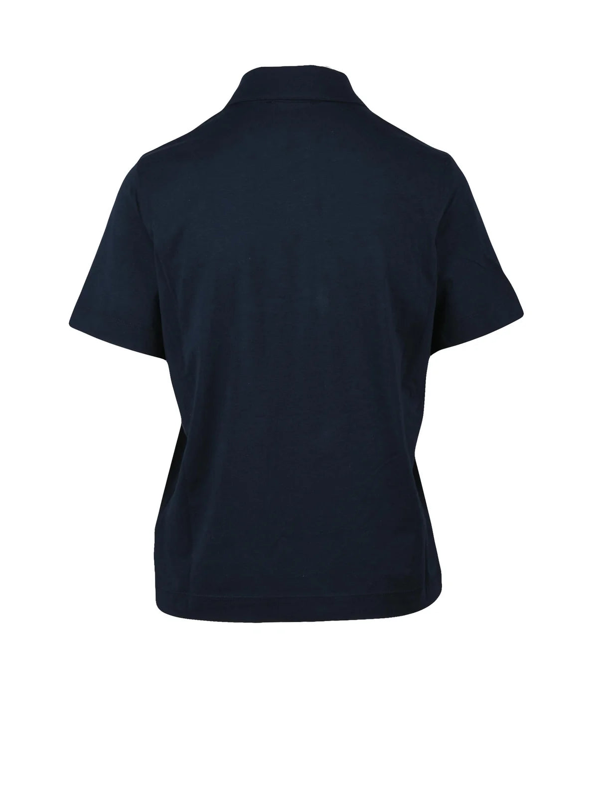 Midnight Blue Cotton Elastane Stretch Polo Shirt