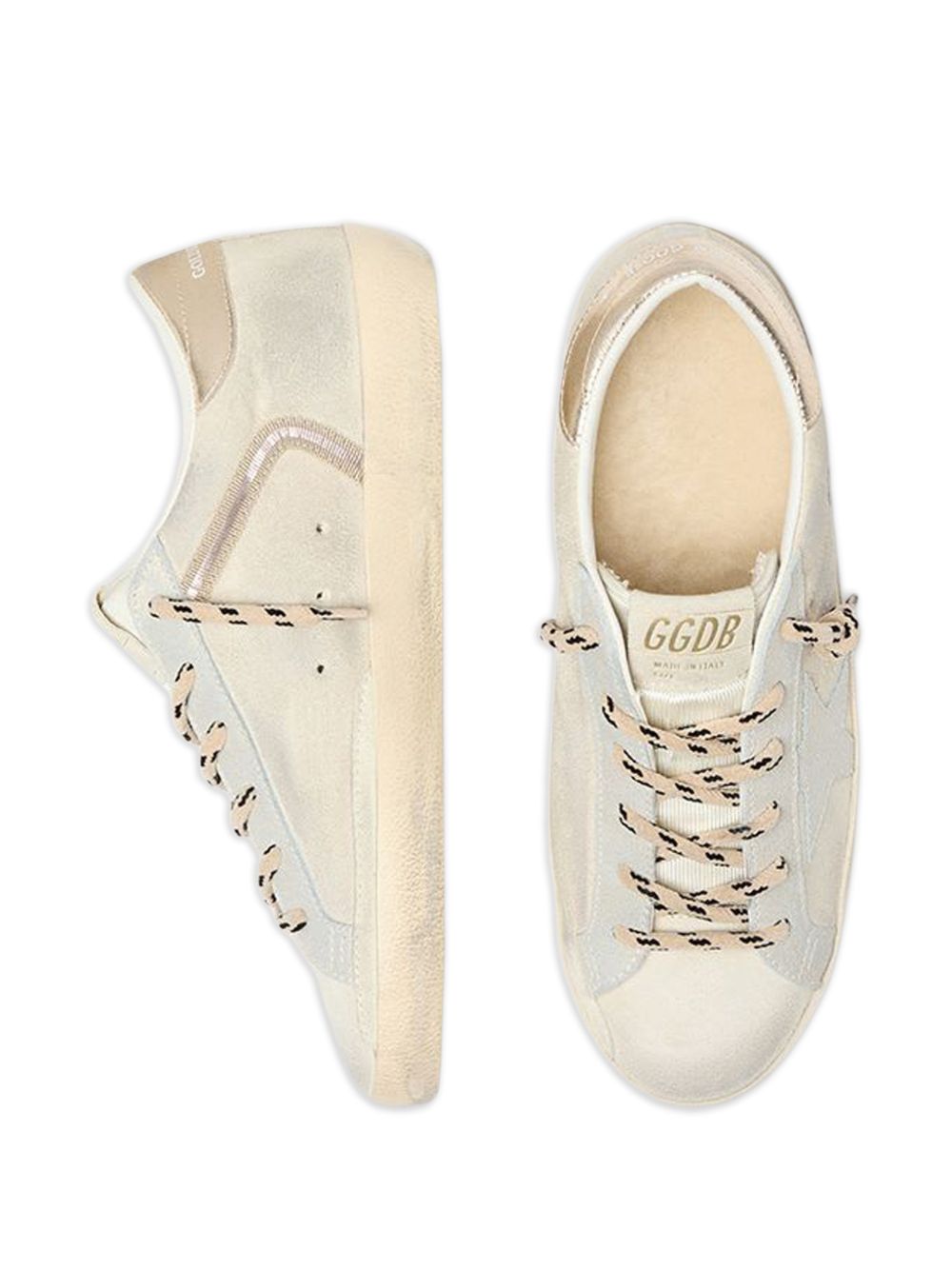 Silk and Nylon Suede Insert Sneakers