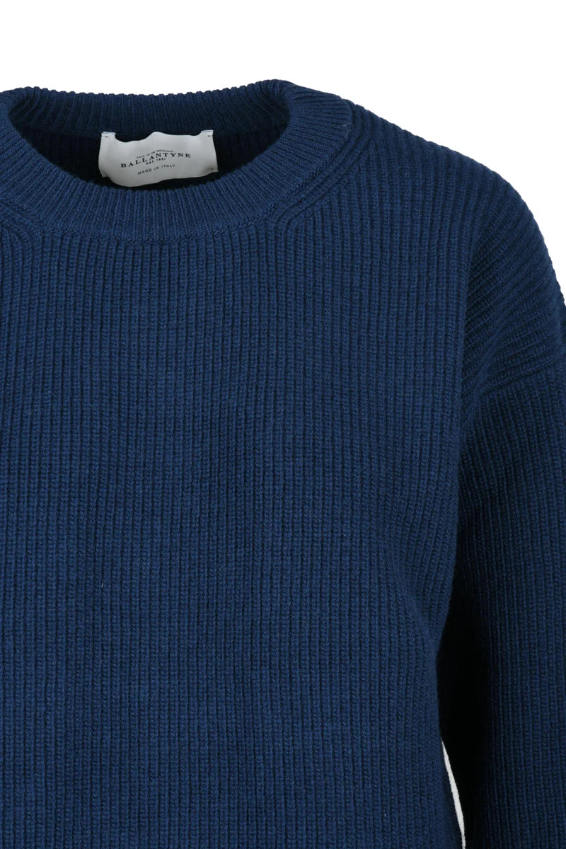 Ribbed Sweater - Blue