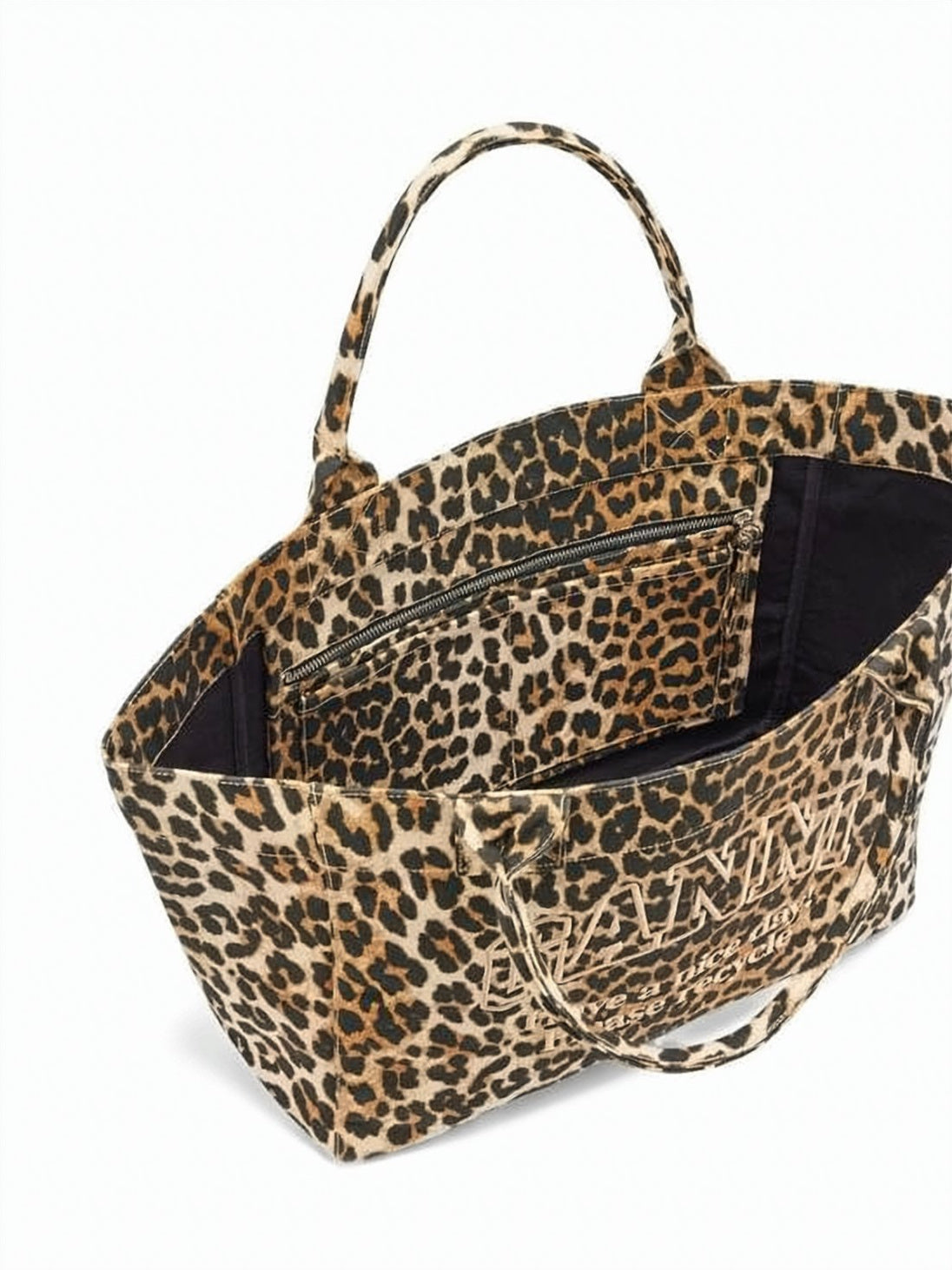 Medium Leopard Print Tote Bag