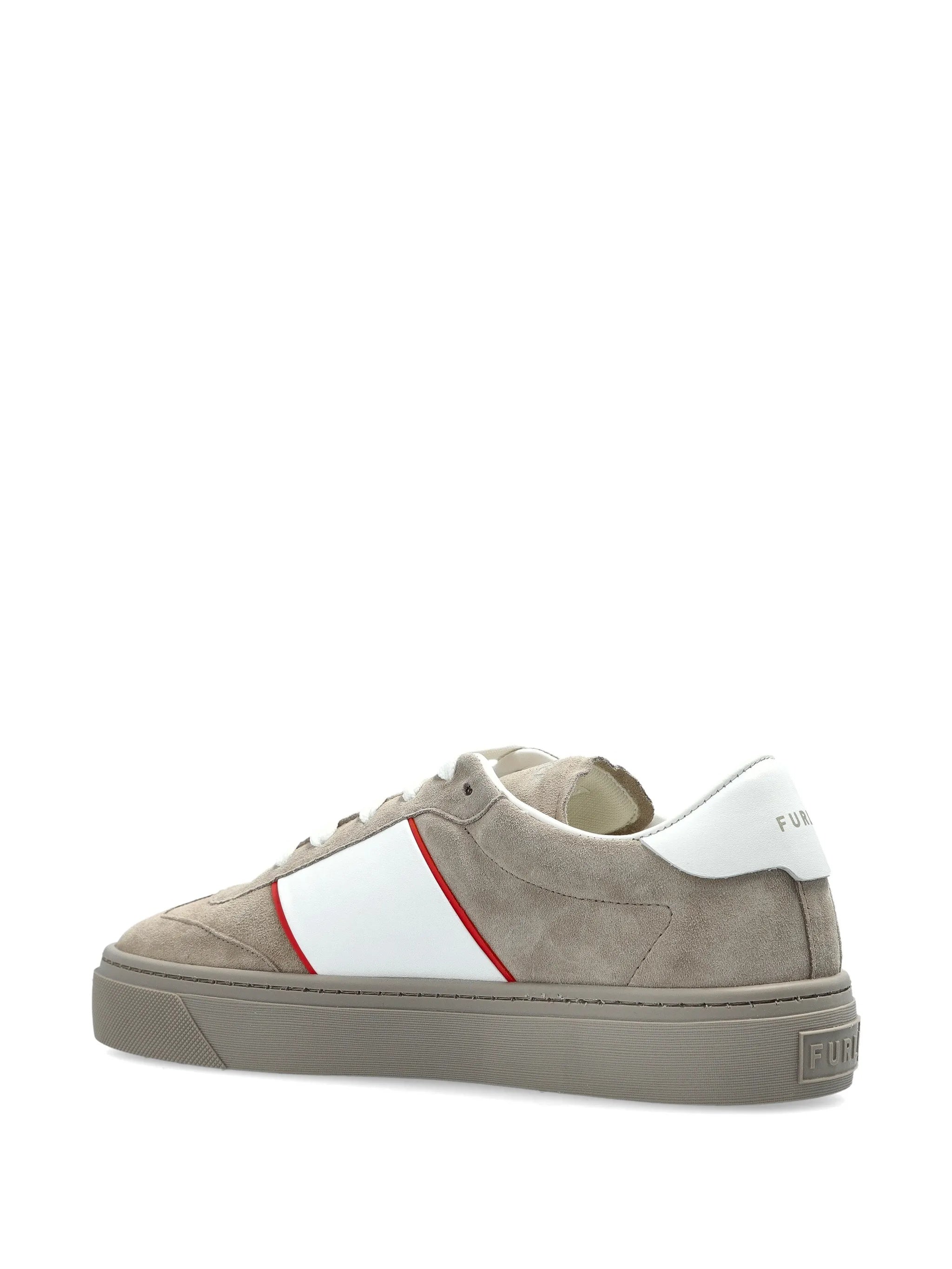 Enjoy Lace Uo Beige Suede Leather Sneakers
