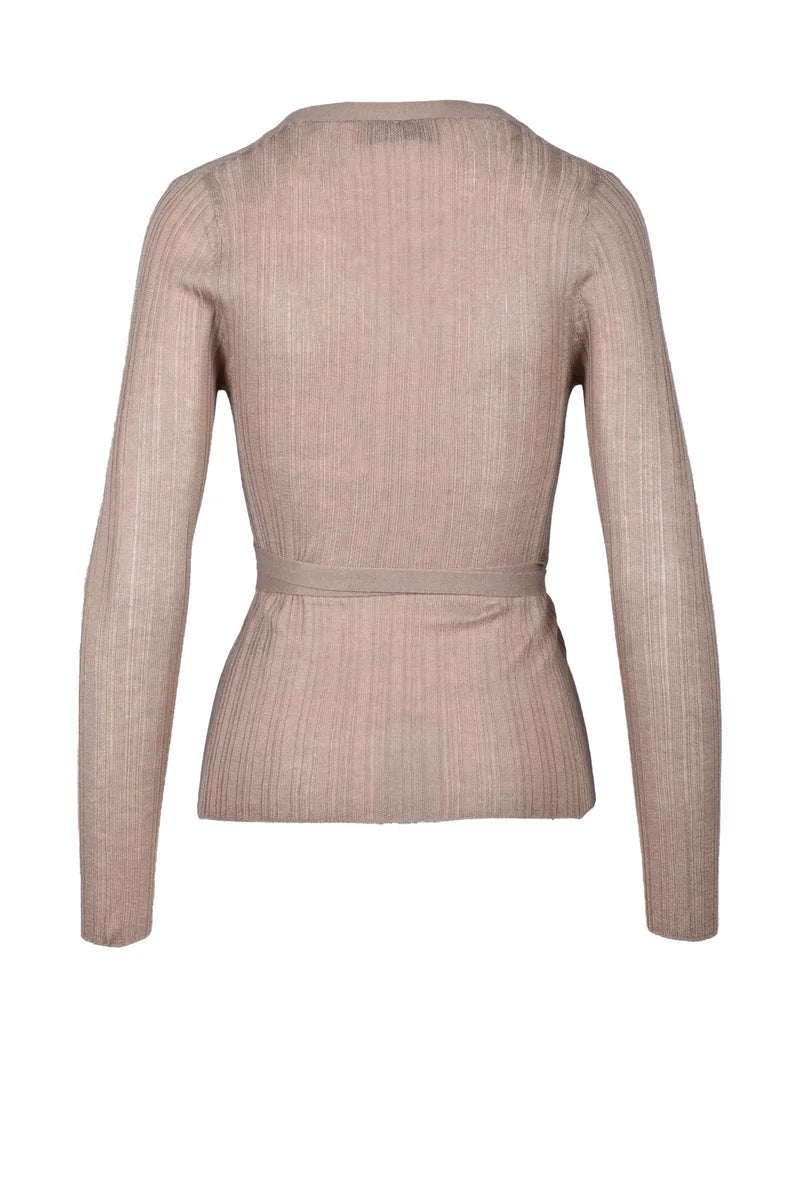 Wrap Cardigan - Taupe