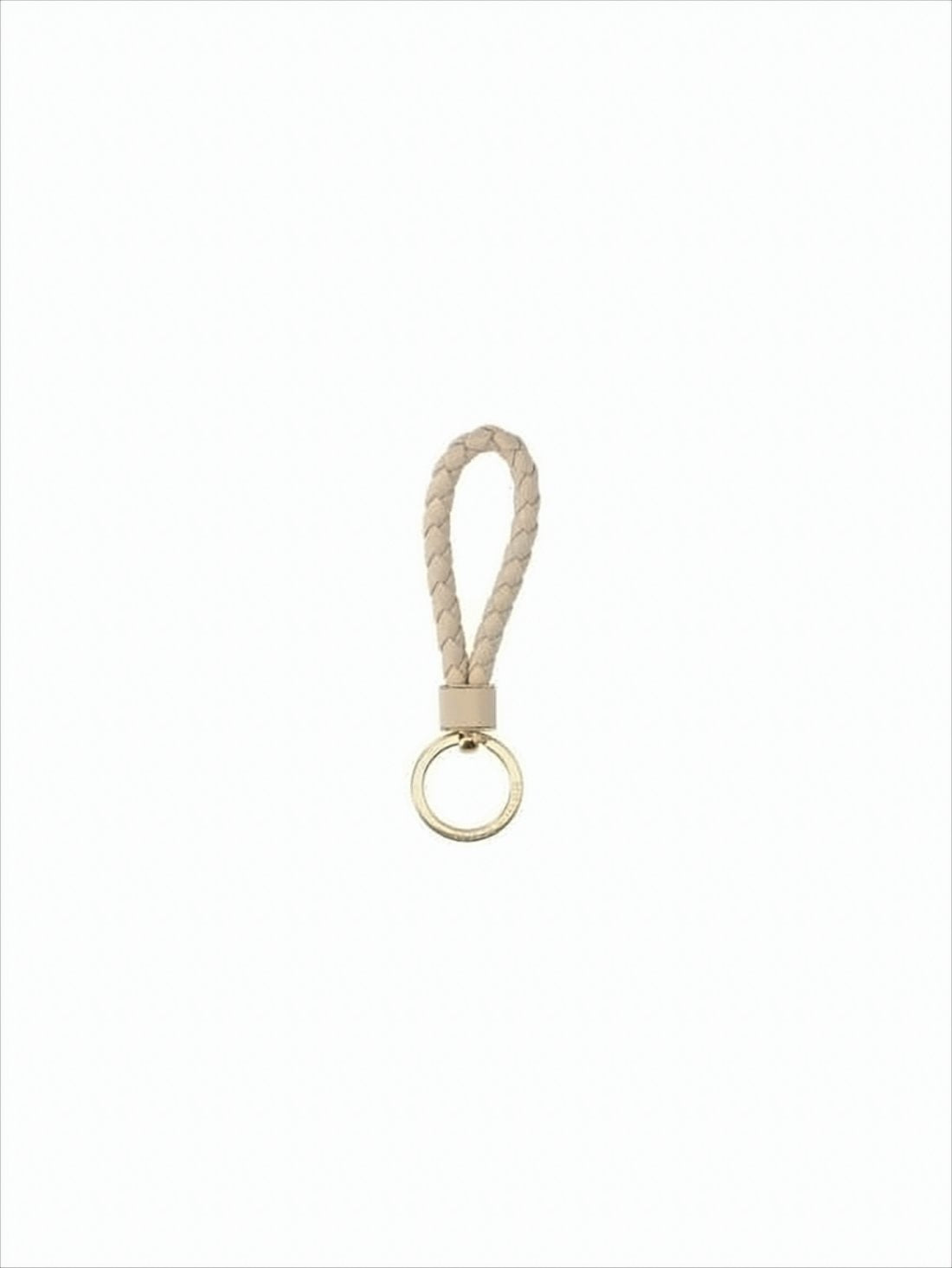 Braided Lamb Leather Keyring