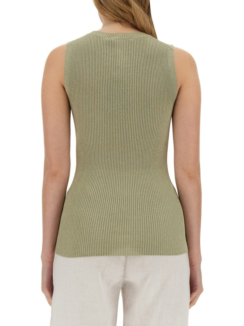 Ribbed Sleeveless Top