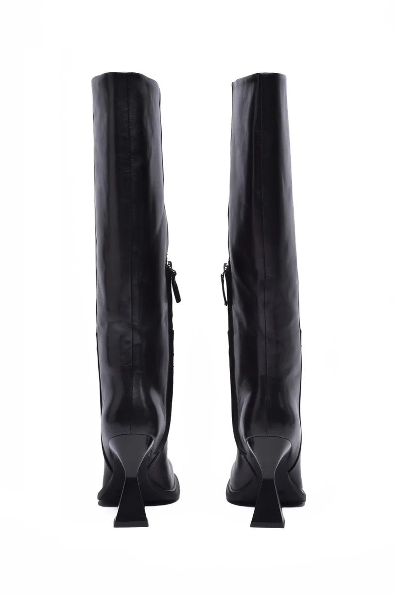 Boots 10cm Heel - Black