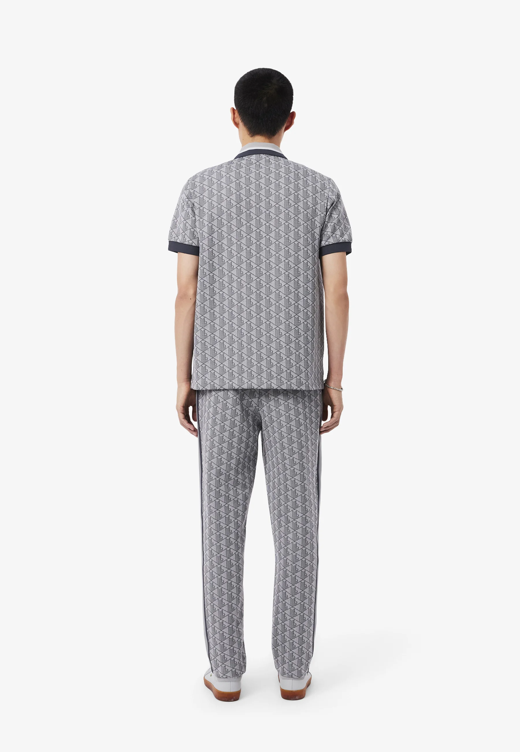 Gray Paris Monogram Track Pants