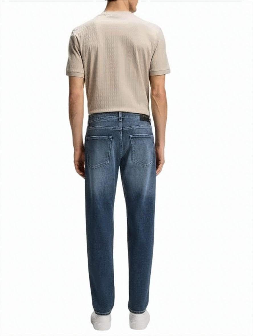 Blue Maine Tapered Denim Jeans